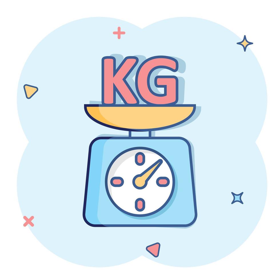 Icono De Escala En Estilo C mico Ilustraci n Vectorial De Dibujos 