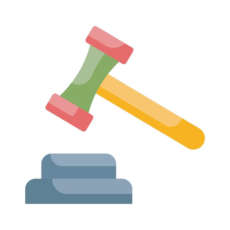 Law Vector Style illustration. Business and Finance Outline Icon.