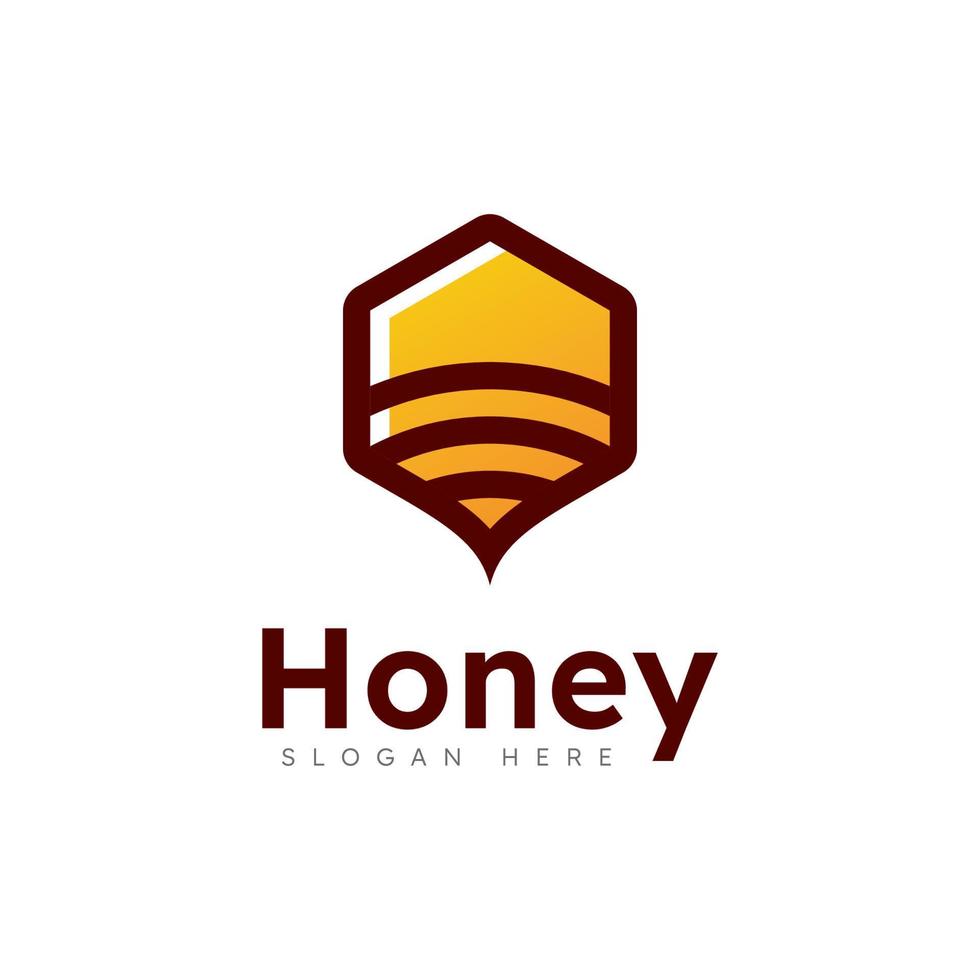 Honeycomb logo and symbol vector design