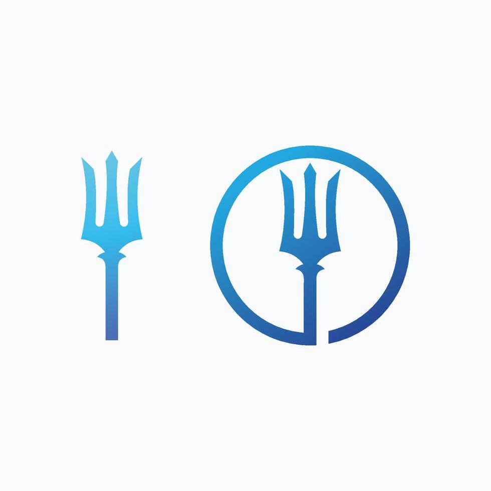 Trident Logo Template vector illustration