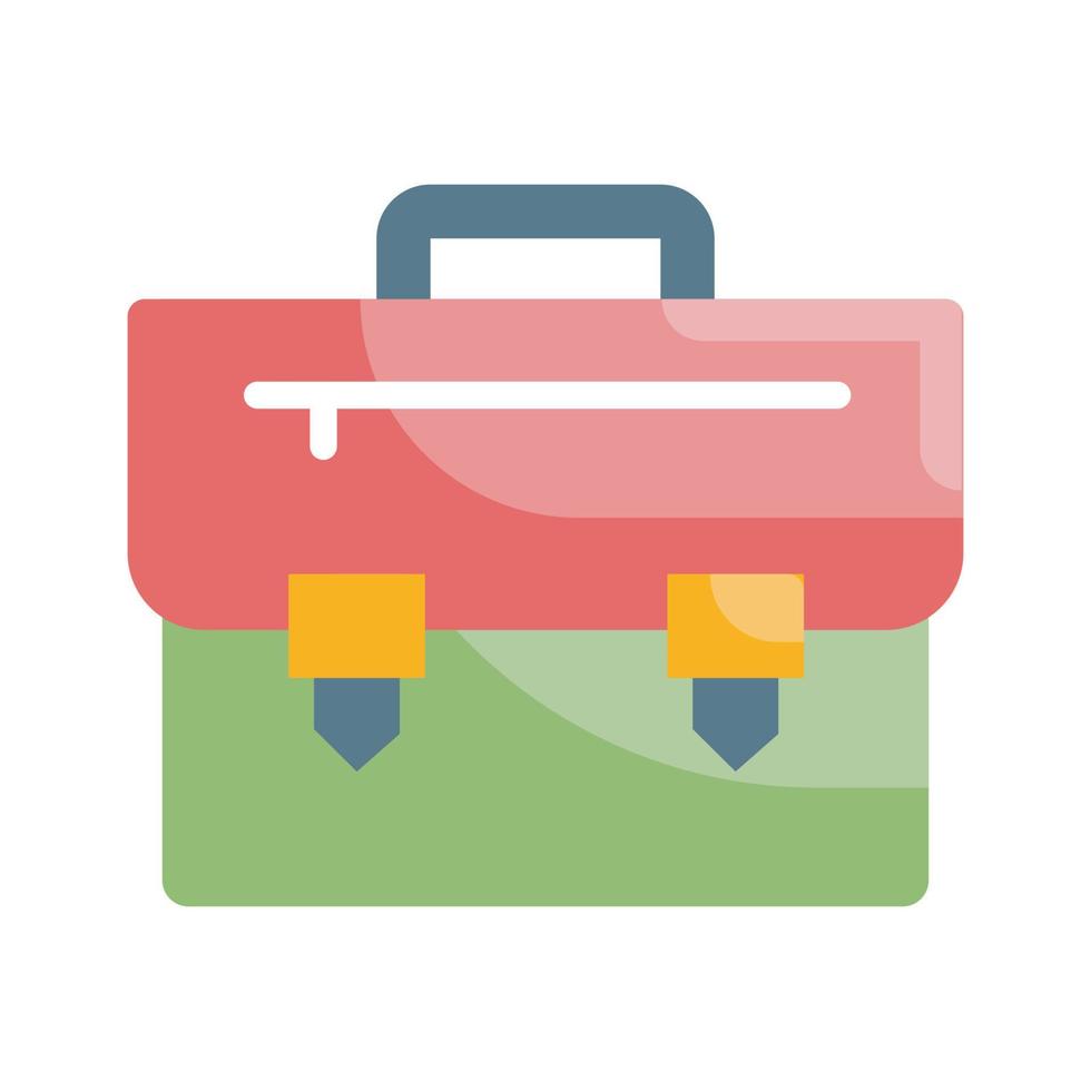 Briefcase Vector Style illustration. Business and Finance Outline Icon.