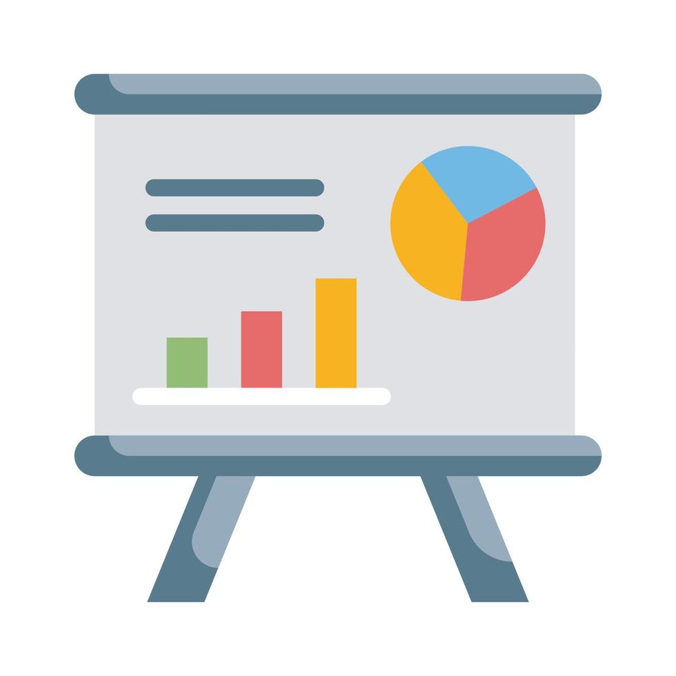 Presentation Vector Style illustration. Business and Finance Outline Icon.