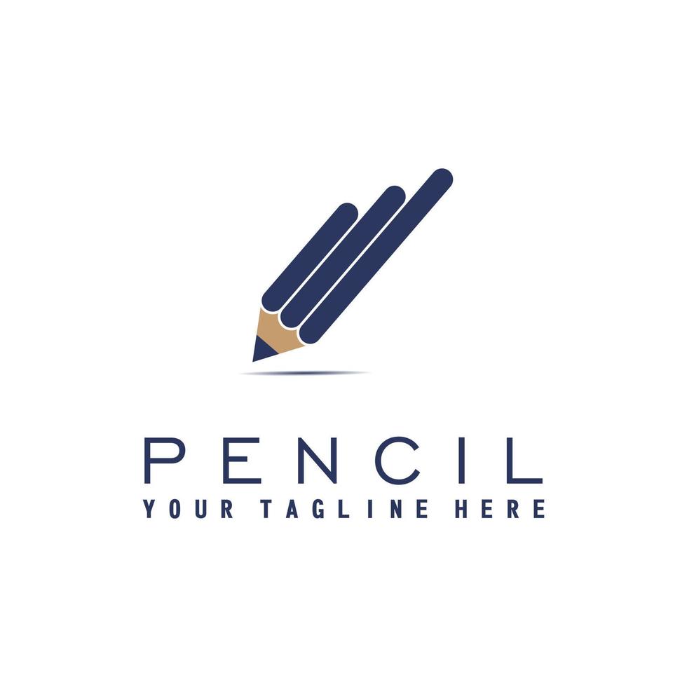 simple and attractive Pencil in chart or trade Image graphic iconlogo design abstract concept vector stock. Can be used as a symbol related to drawing or education