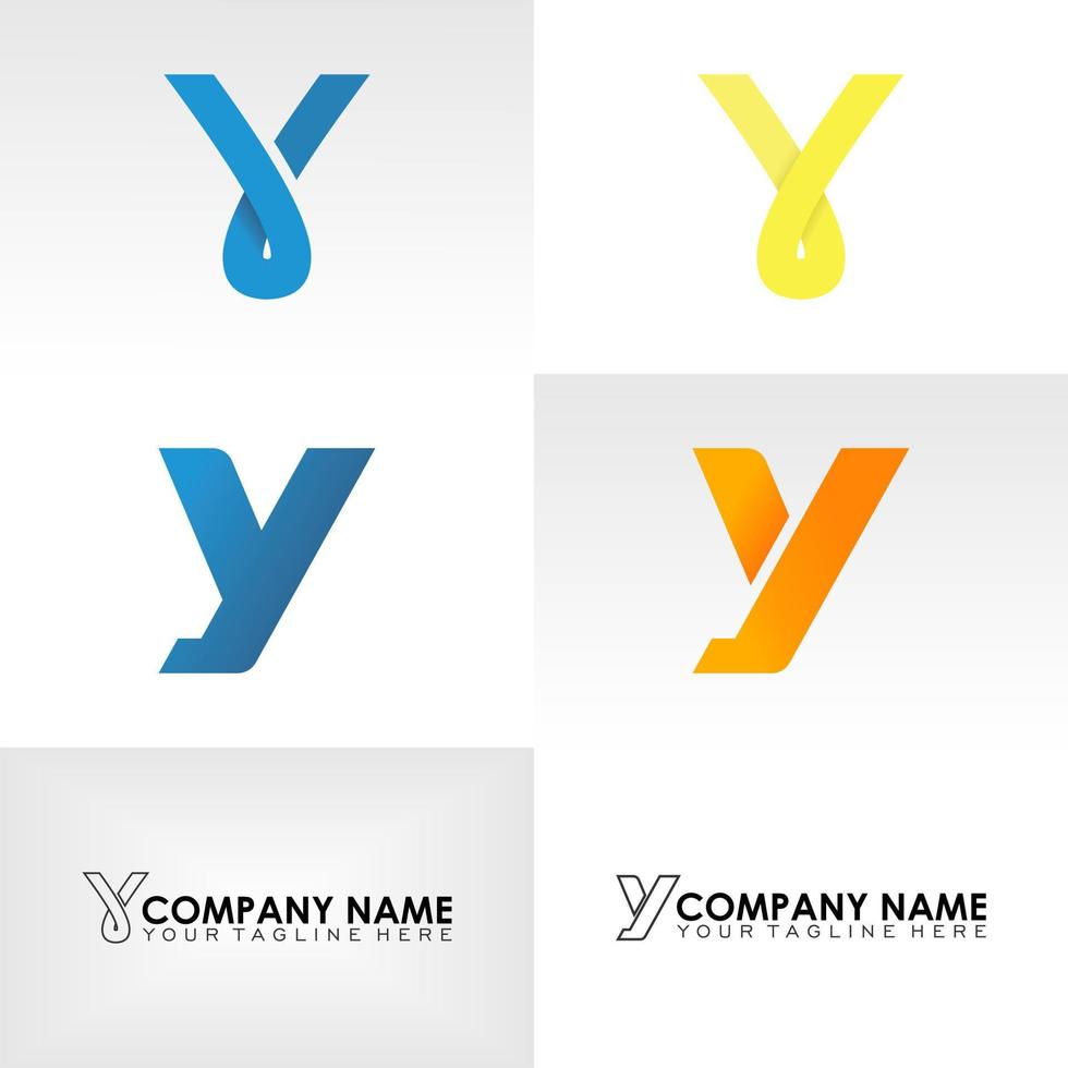 Letter or word Y font image graphic icon logo design abstract concept vector stock. Can be used as a symbol related to initial or monogram