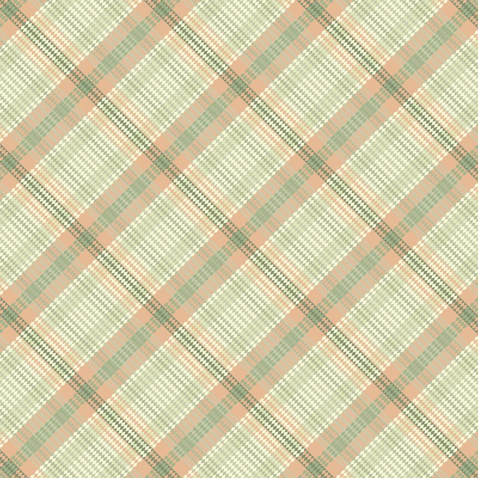 Tartan or plaid pastel color pattern. vector