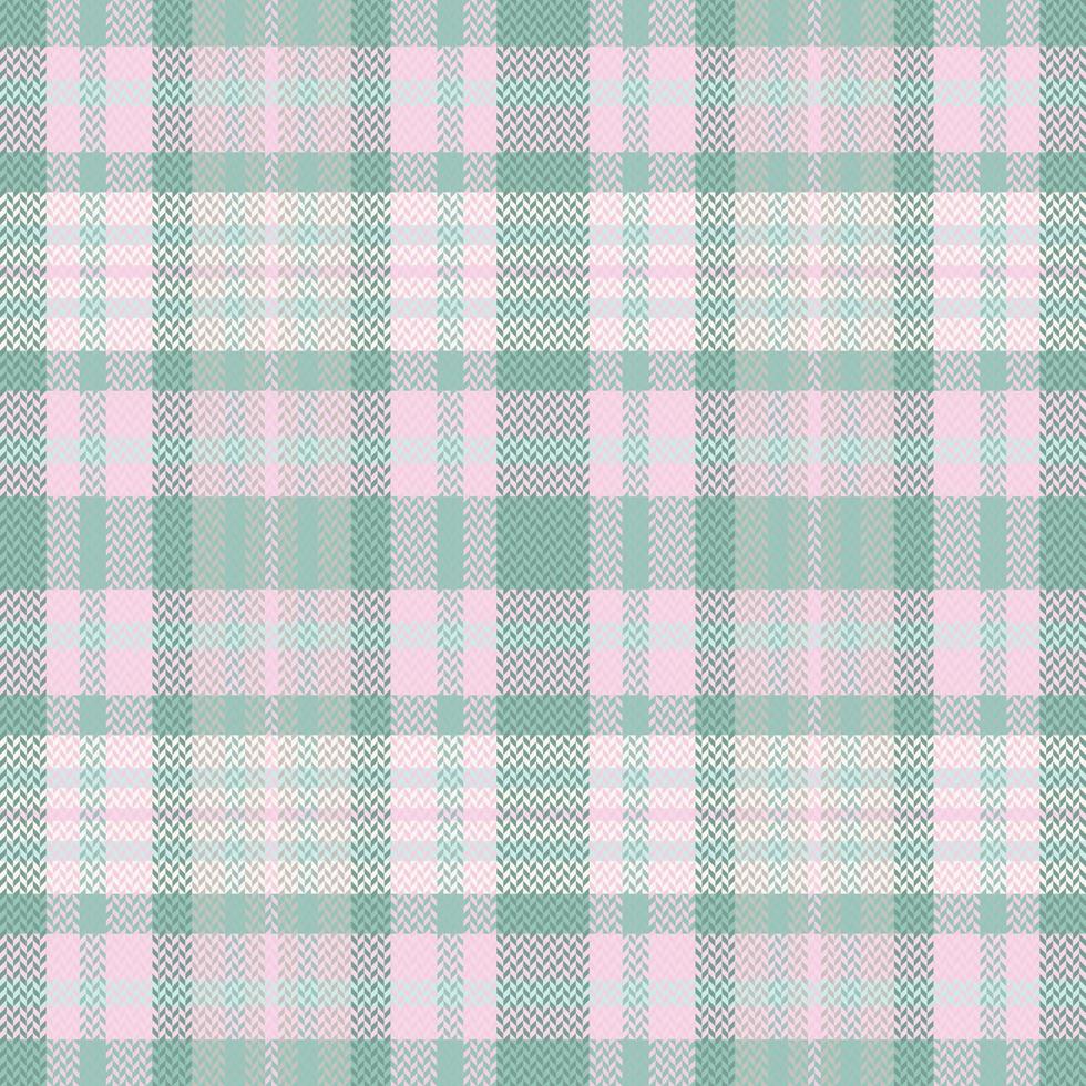 Tartan or plaid pastel color pattern. vector
