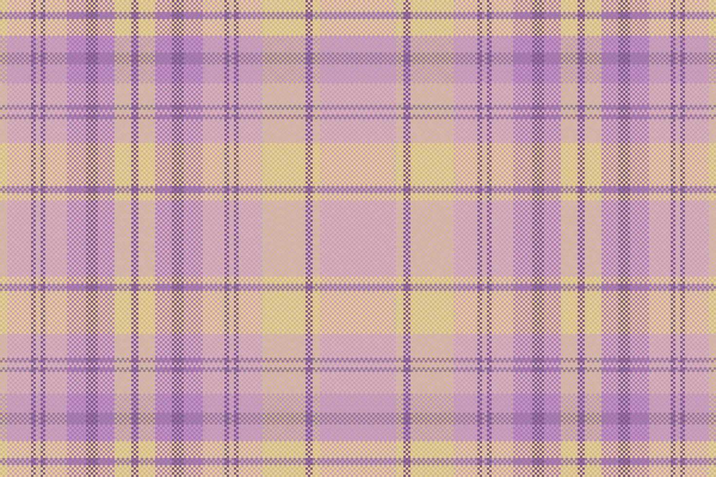 Tartan or plaid pastel color pattern. vector