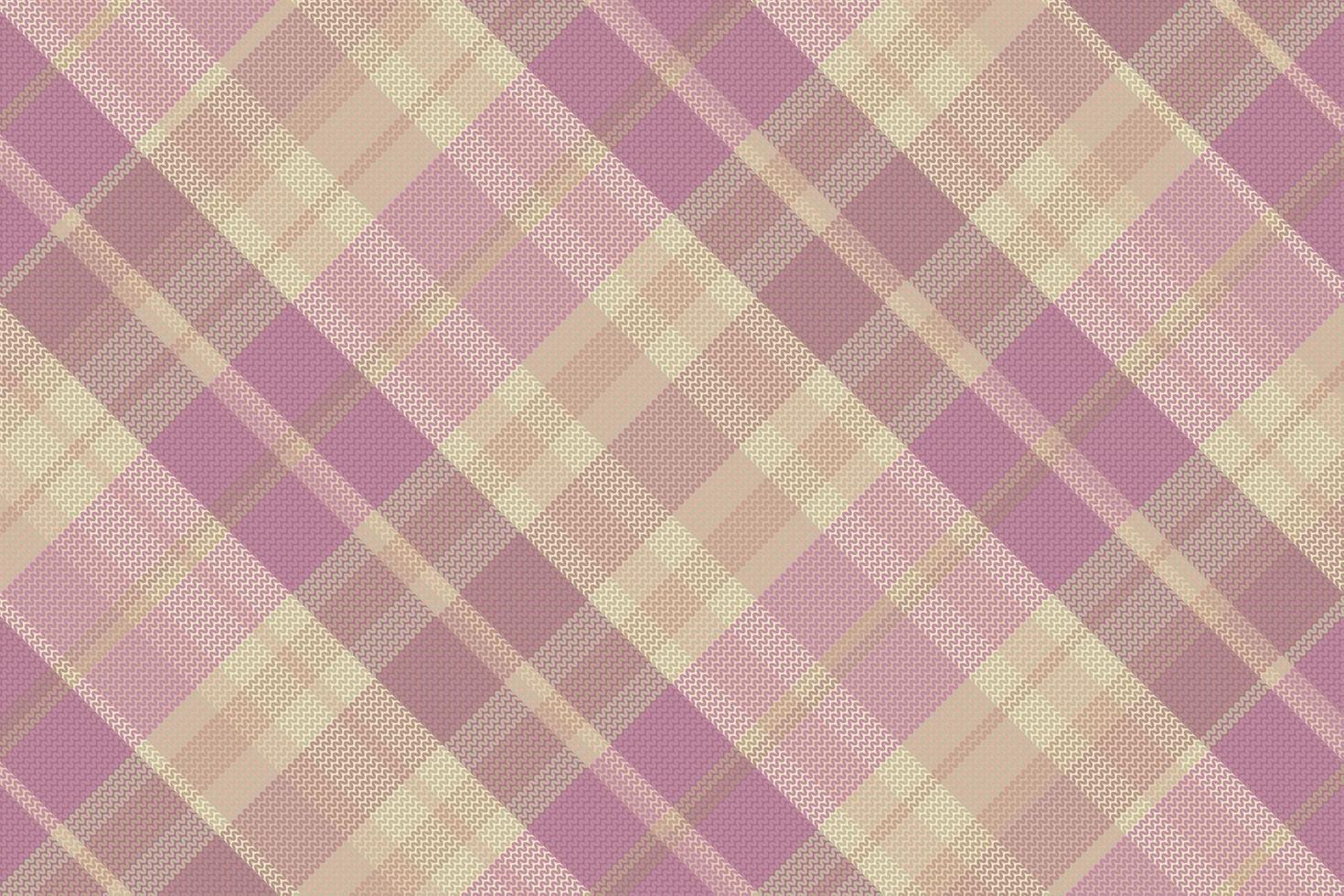 Tartan or plaid pastel color pattern. vector