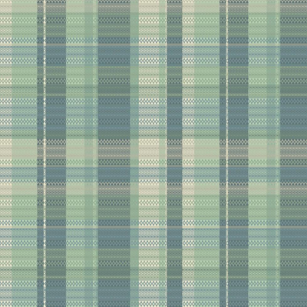 Tartan or plaid pastel color pattern. vector