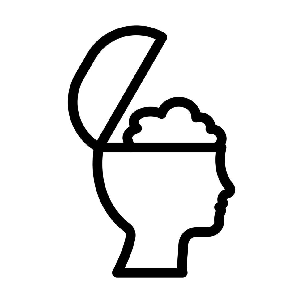 Open Mind Icon Design vector