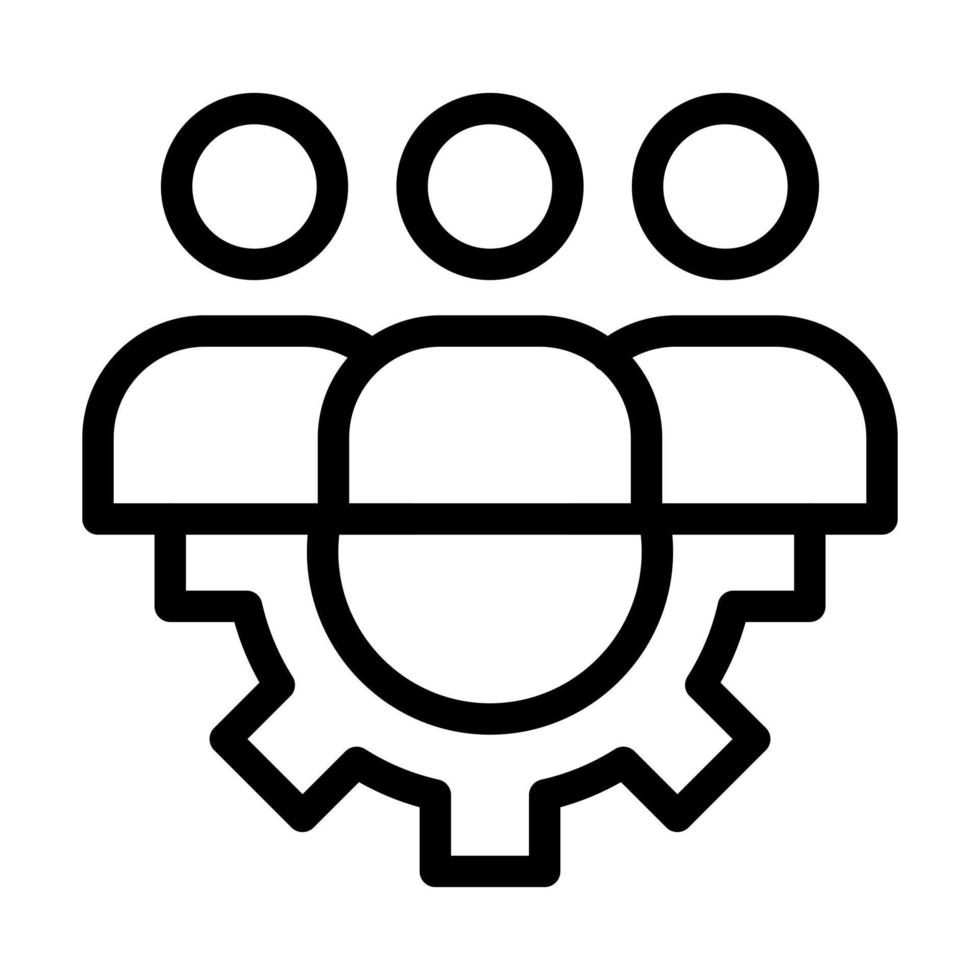 Workforce Icon Design vector