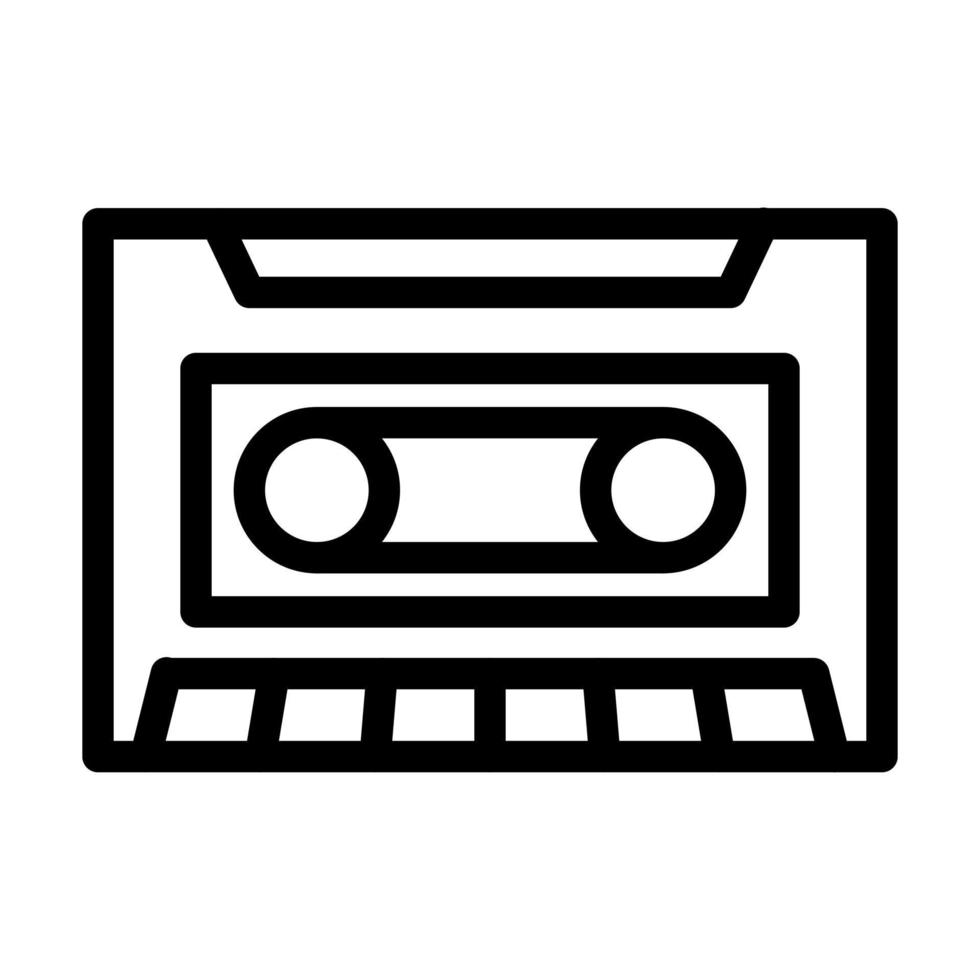 Cassette Tape Icon Design vector