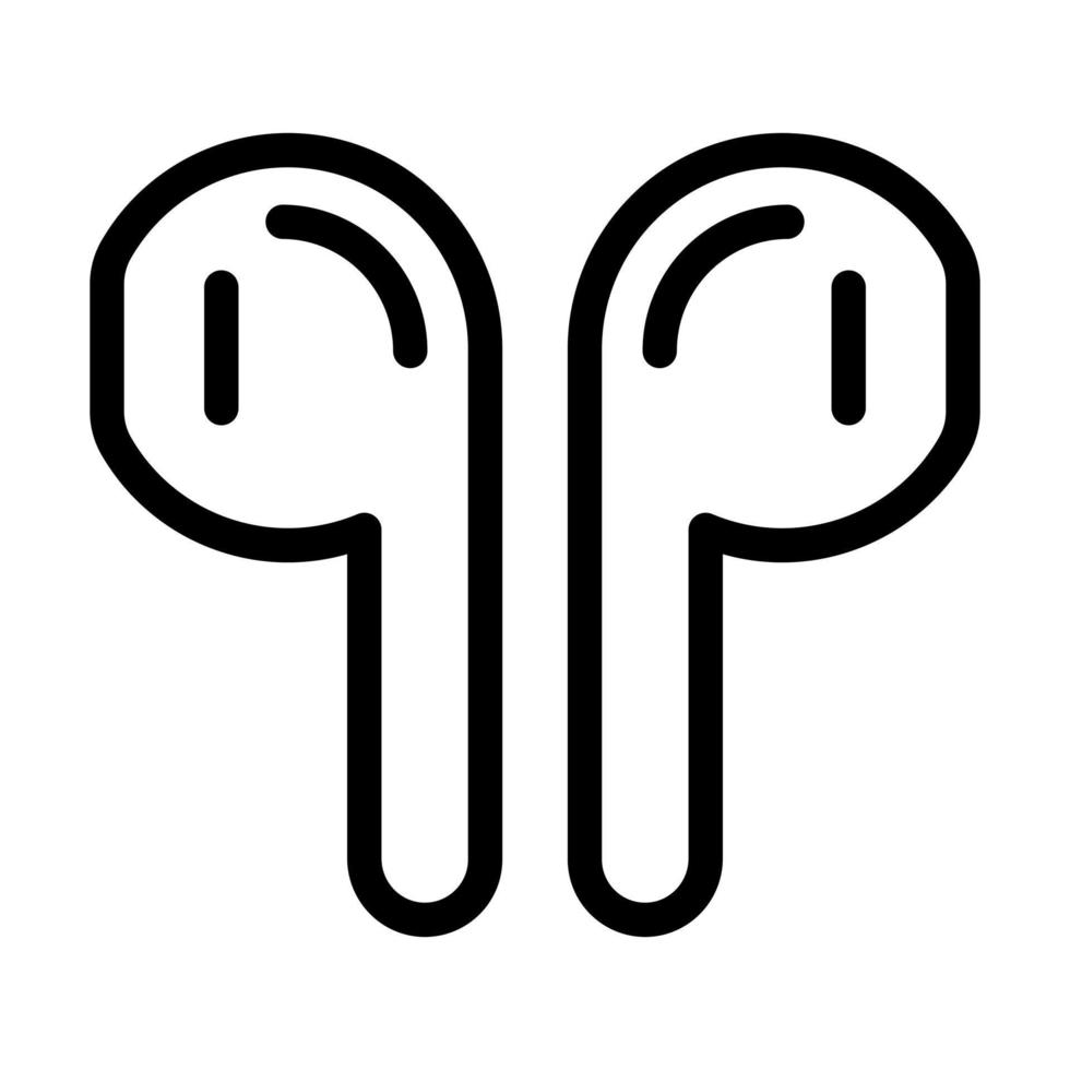 Earphones Icon Design vector