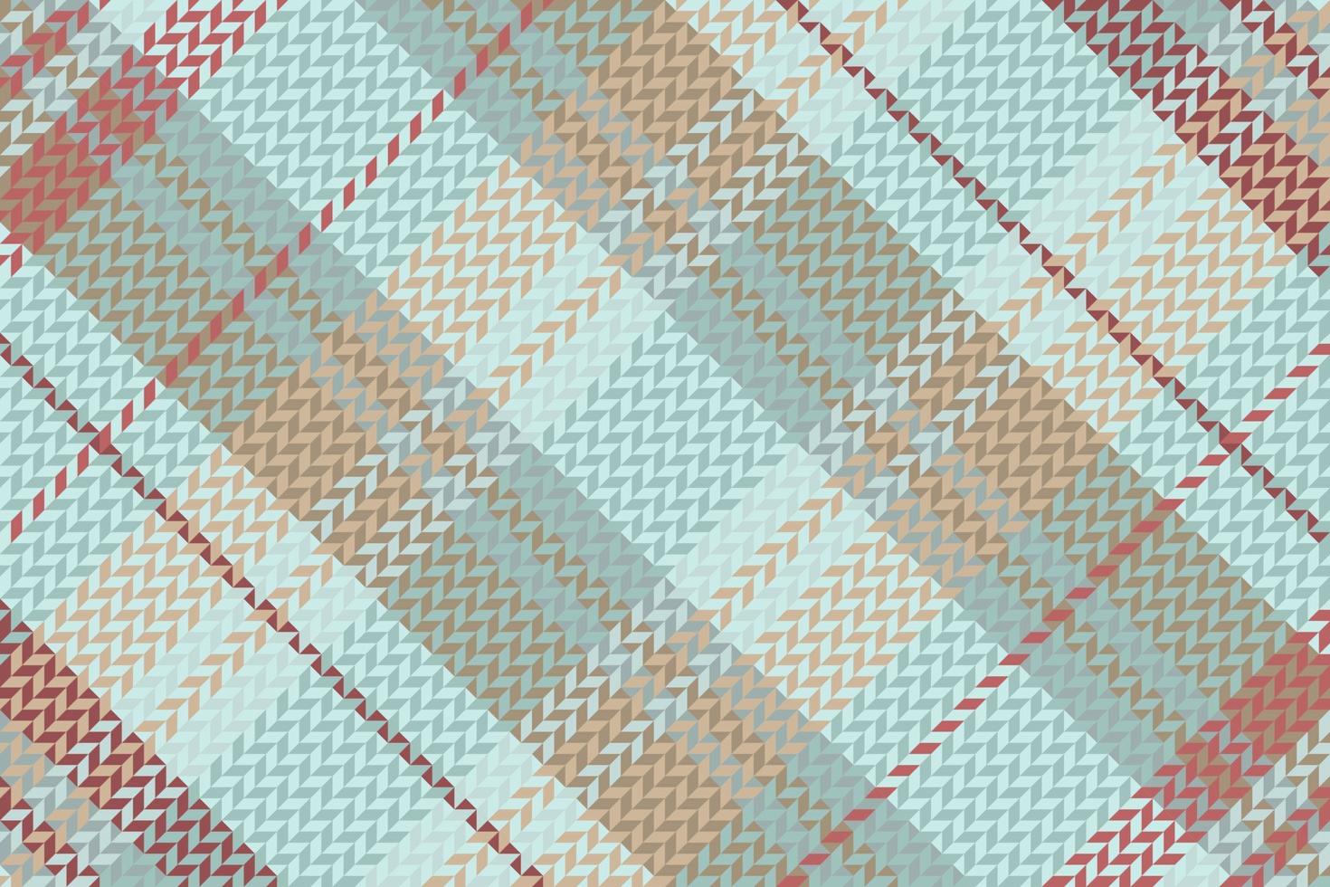 Tartan or plaid pastel color pattern. vector