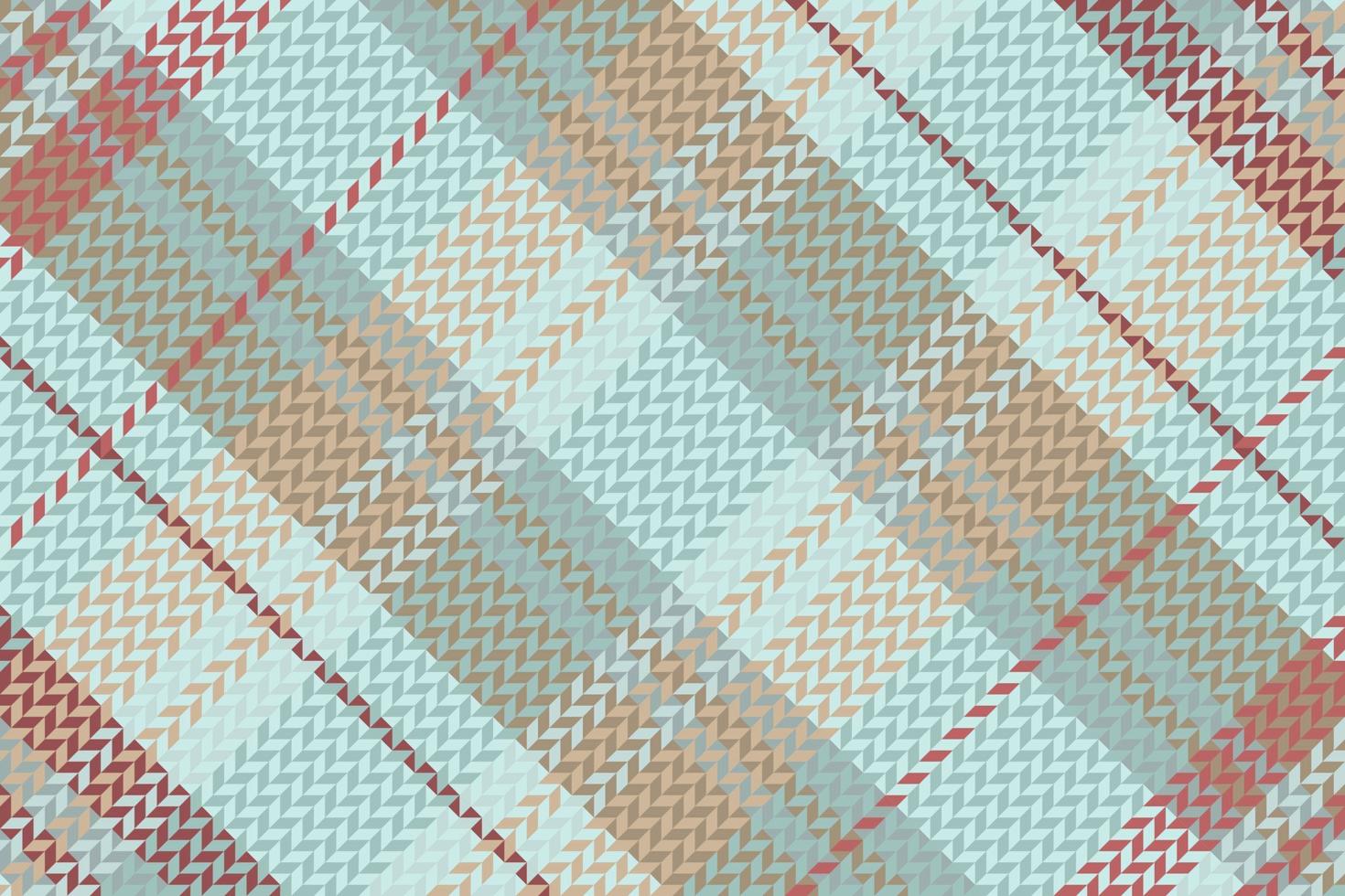 Tartan or plaid pastel color pattern. vector