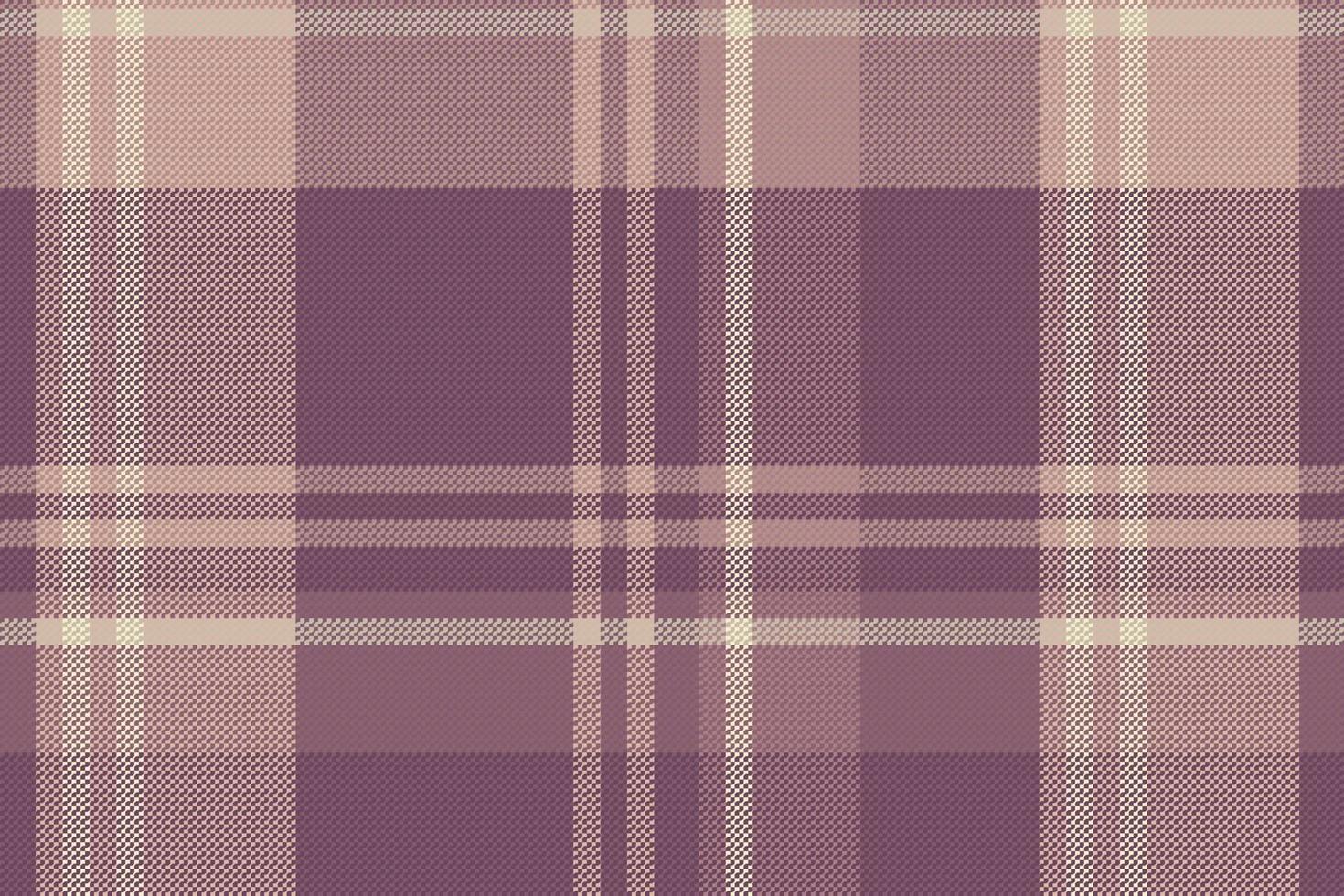 Tartan or plaid pastel color pattern. vector