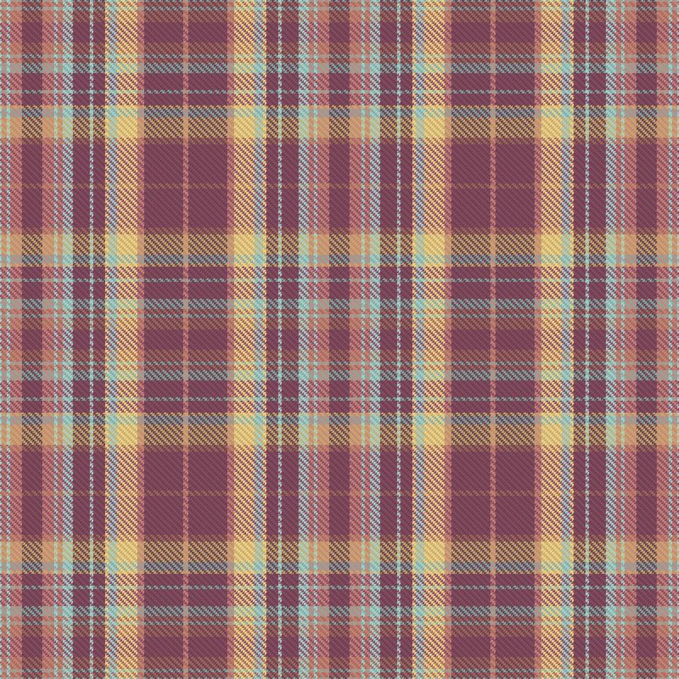 Tartan or plaid pastel color pattern. vector