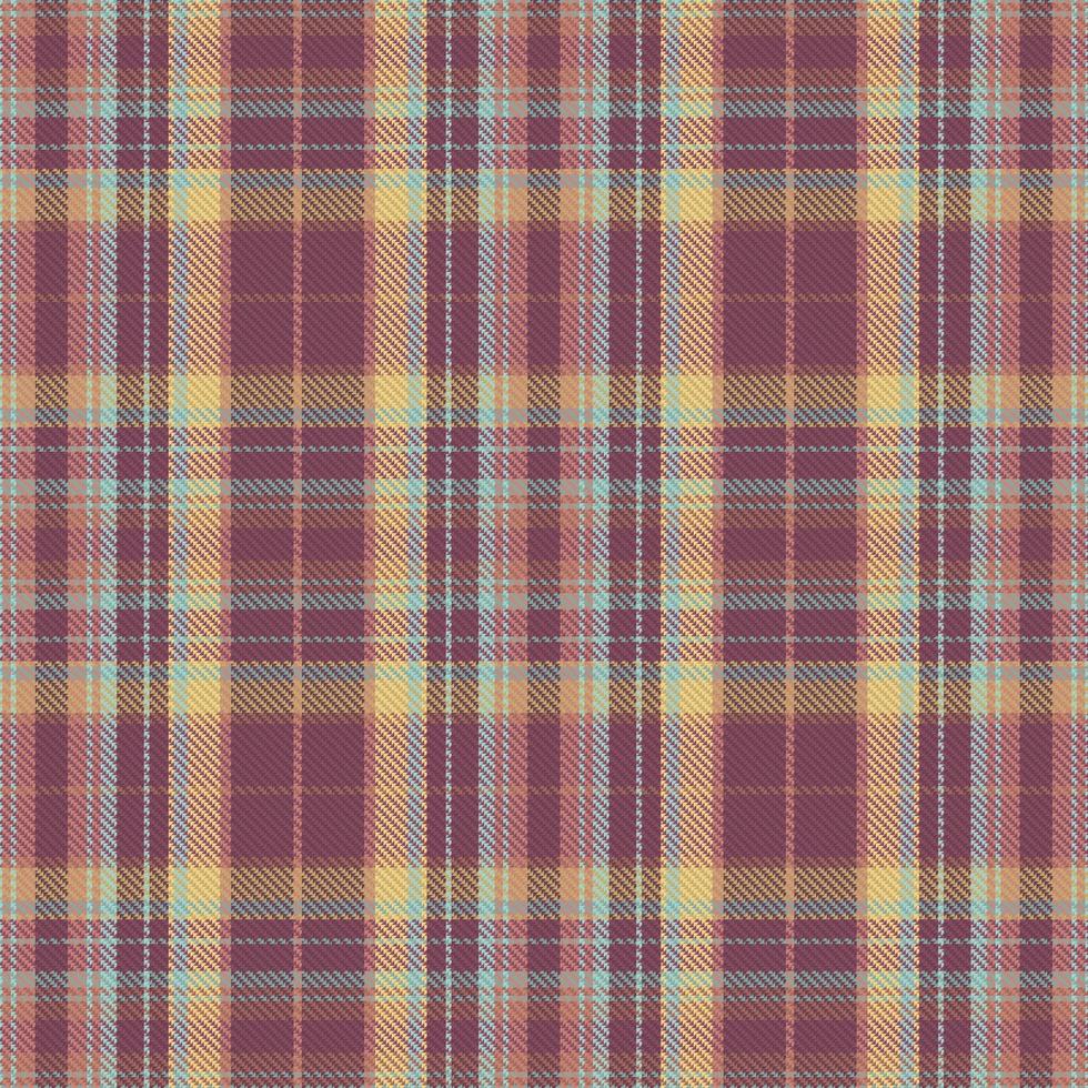 Tartan or plaid pastel color pattern. vector