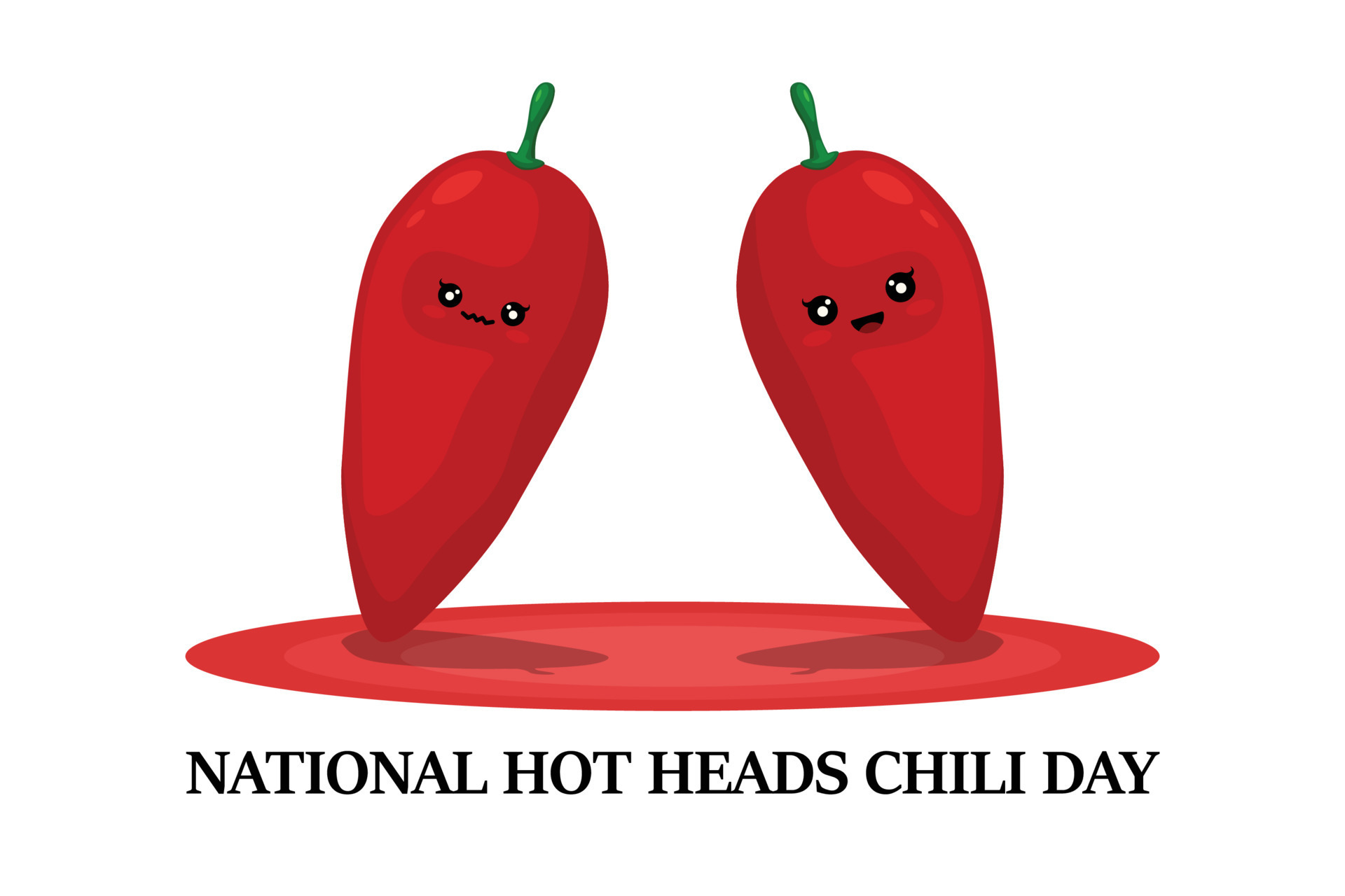 National Hot Heads Chili Day background. 16135896 Vector Art at Vecteezy