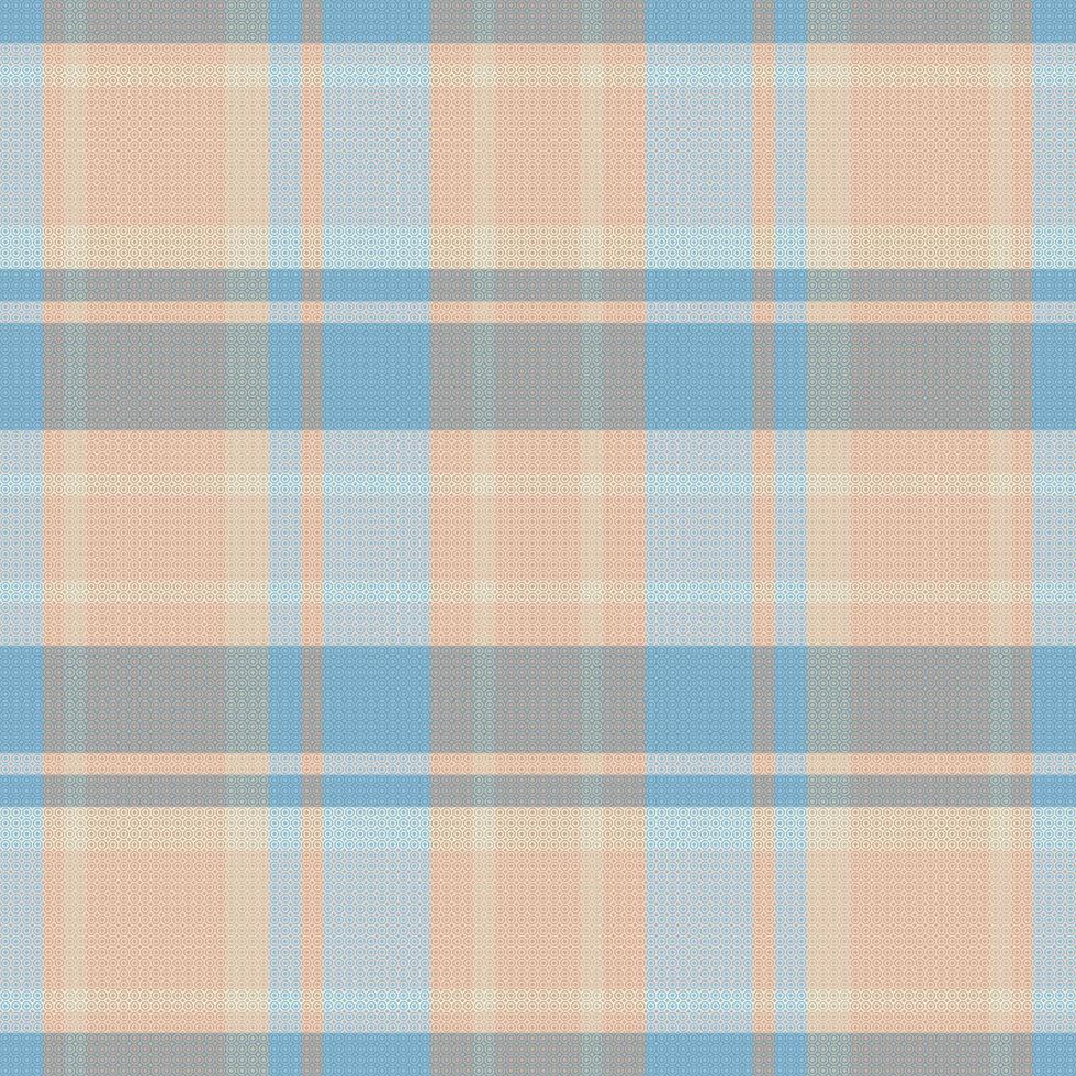 Tartan or plaid pastel color pattern. vector