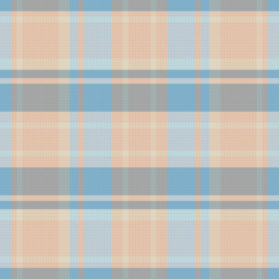 Tartan or plaid pastel color pattern. vector