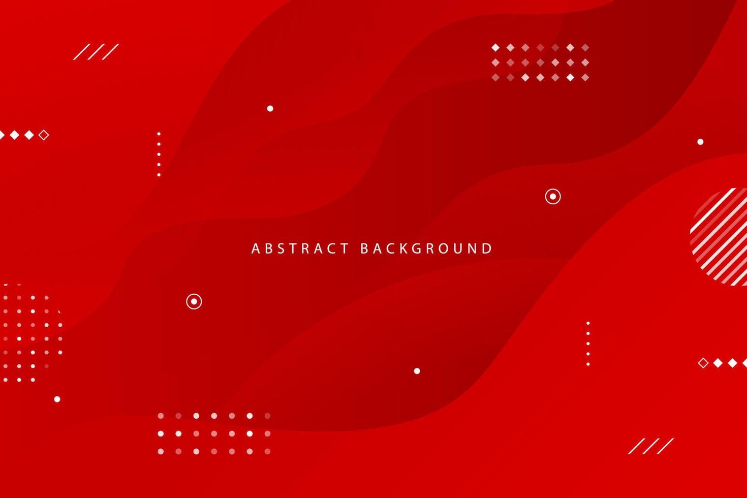 diseño de fondo de onda roja abstracta para plantillas de póster de banner web de papel tapiz vector