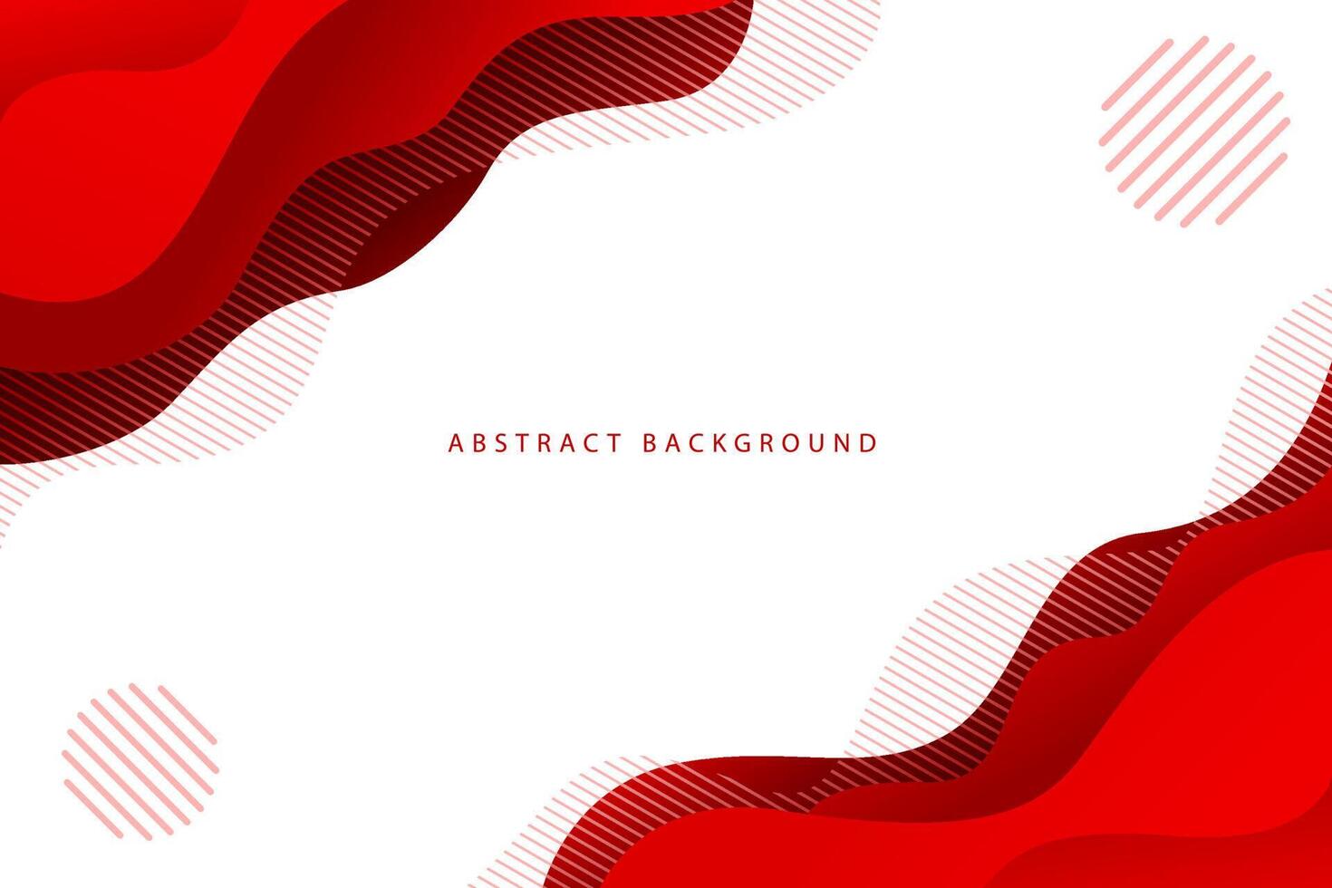 red gradient abstract modern wavy background with pattern vector