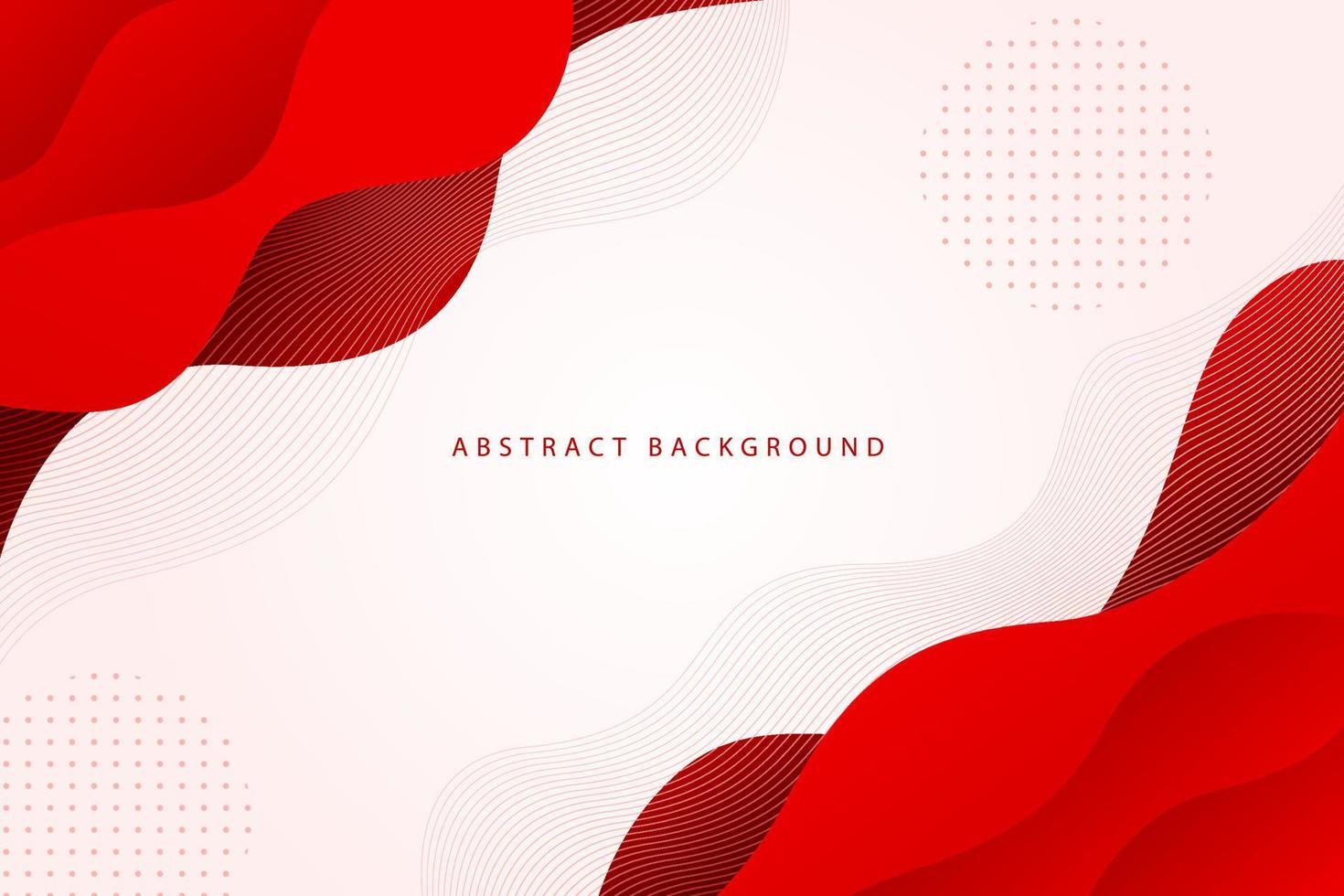 fondo degradado abstracto fondo rojo ondulado moderno con patrón vector