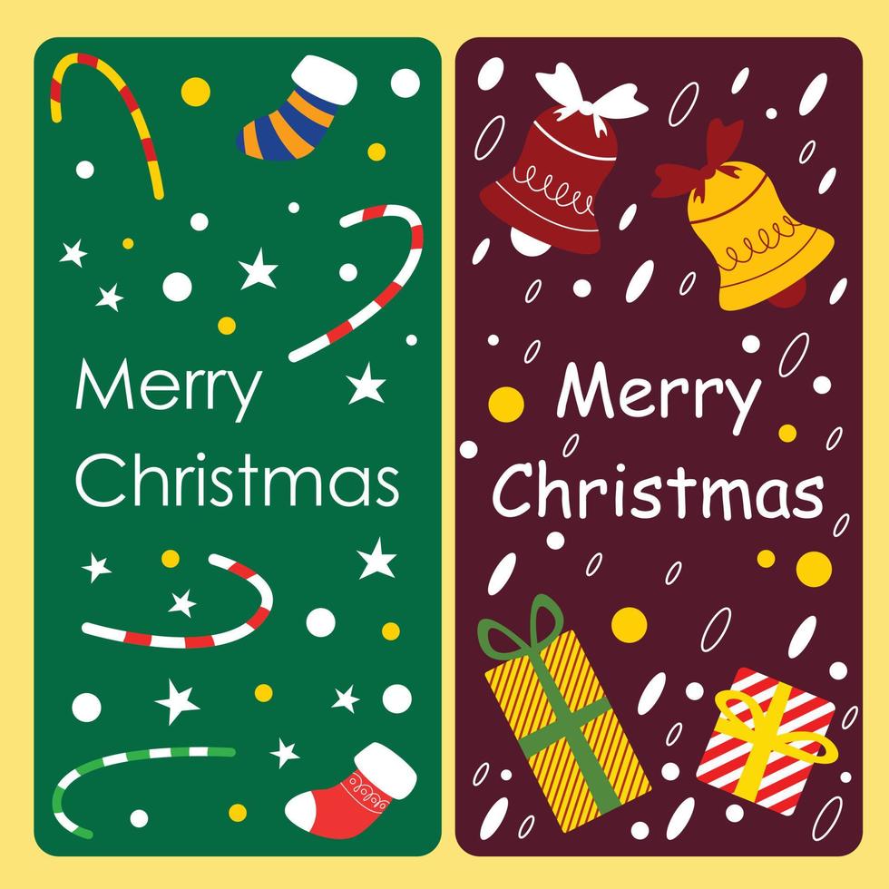 Christmas Vertical Banner with Ornament vector