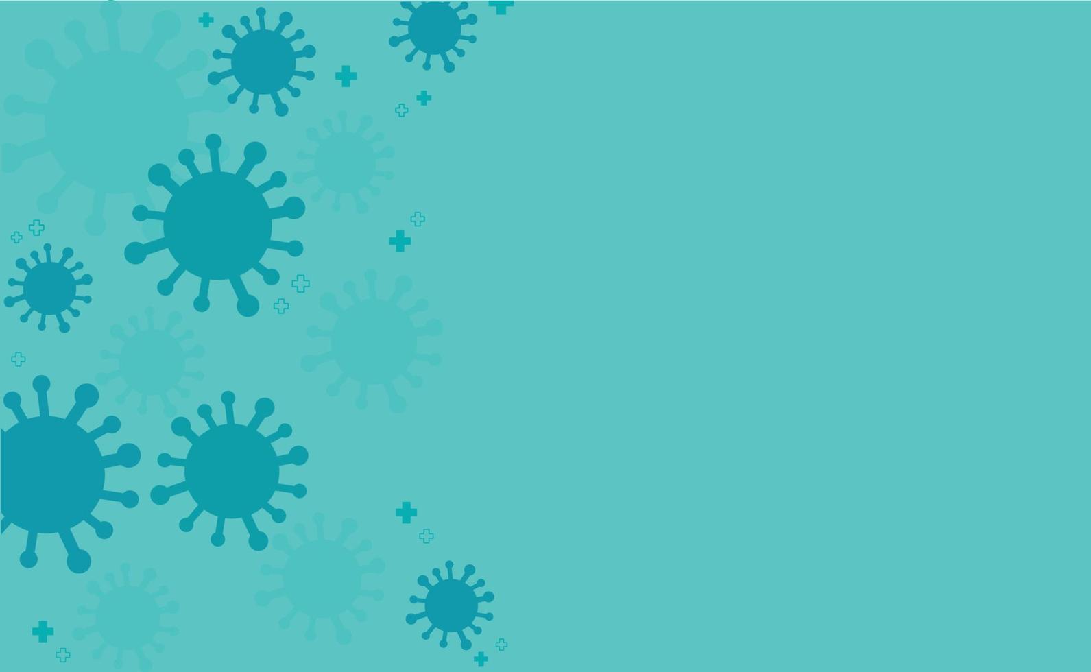 Virus medical concept background vector illustration