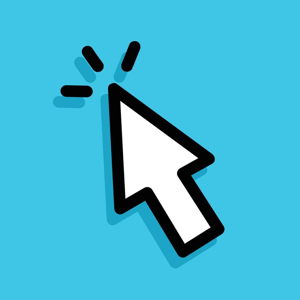 arrow pointer symbol icon illustration vector