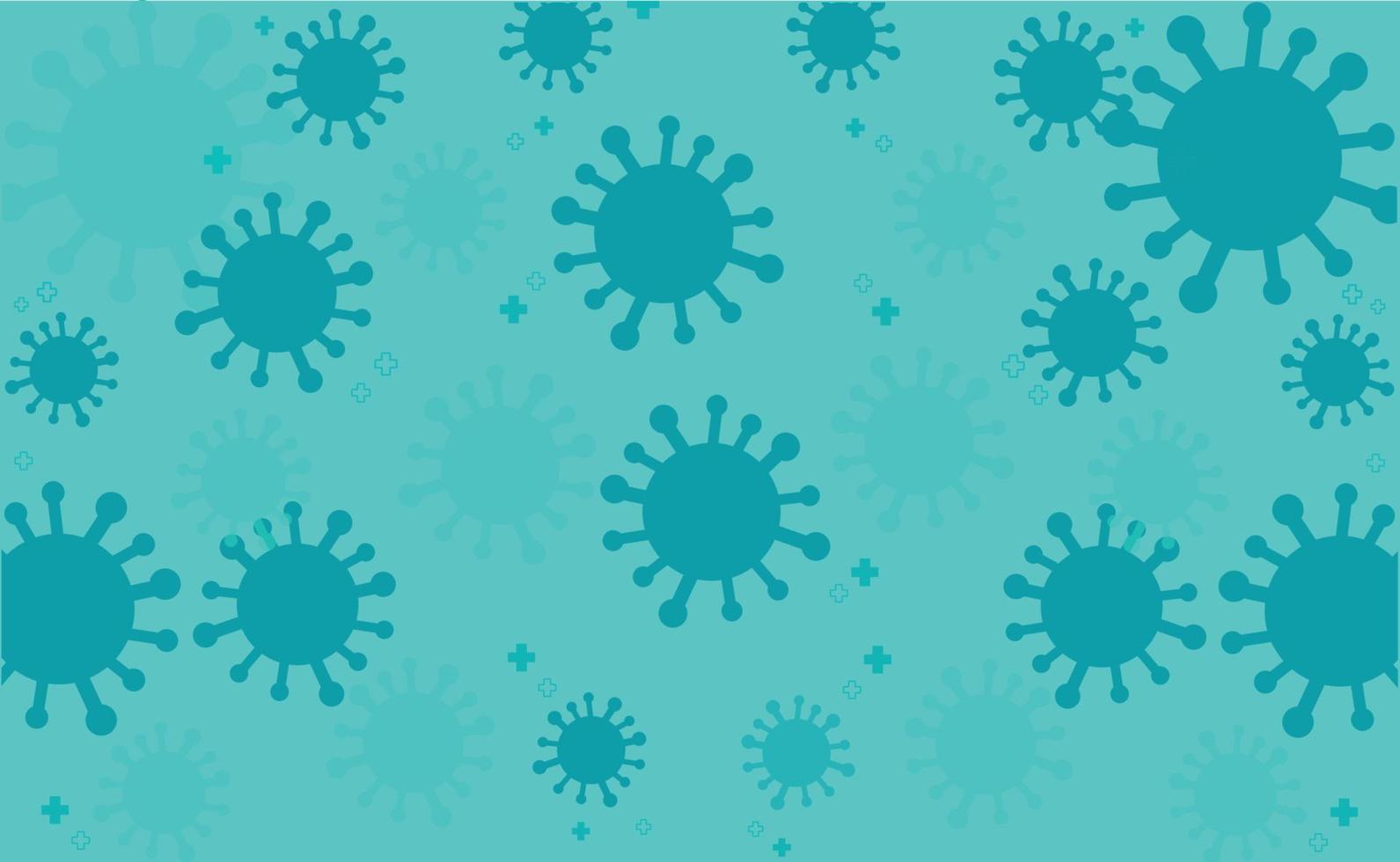 Virus medical concept background vector illustration