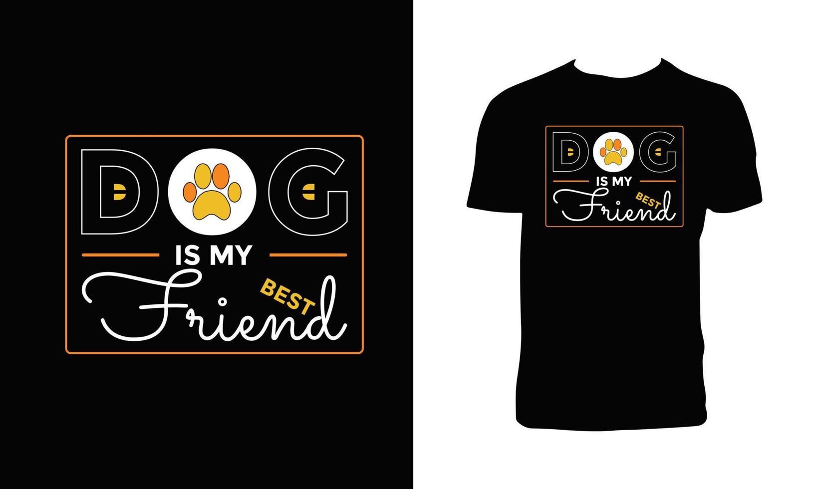 Dog Lover Typography And Lettering T Shirt Design. vector