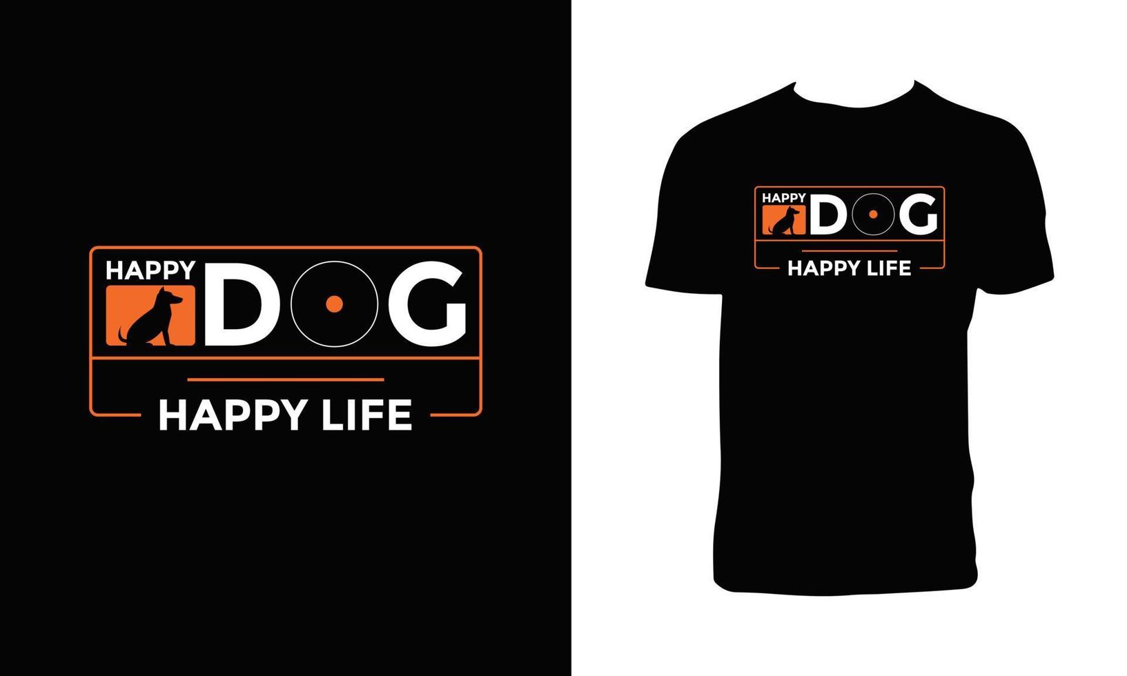 Cute Dog Typography T Shirt Design vector