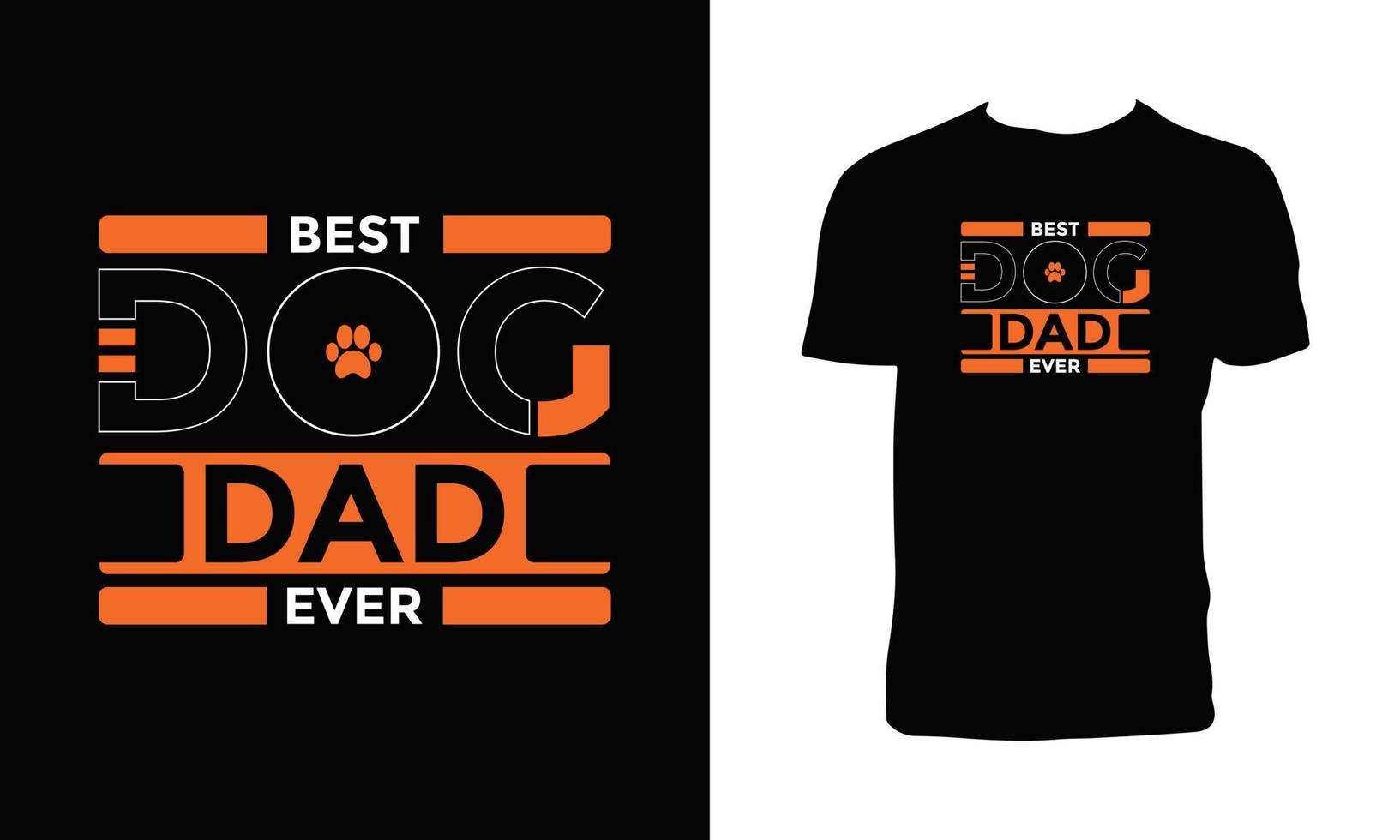 Cute Dog Typography T Shirt Design vector