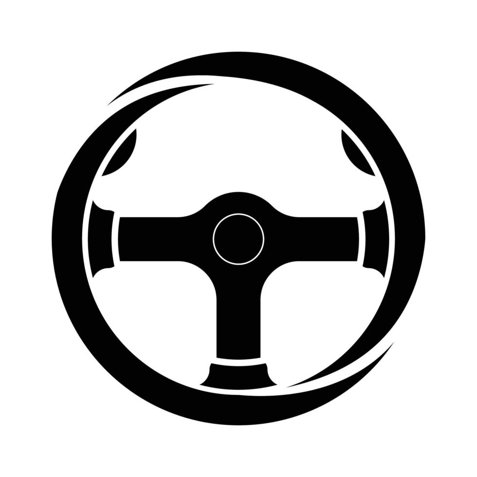 steering wheel logo 16137392 Vector Art at Vecteezy