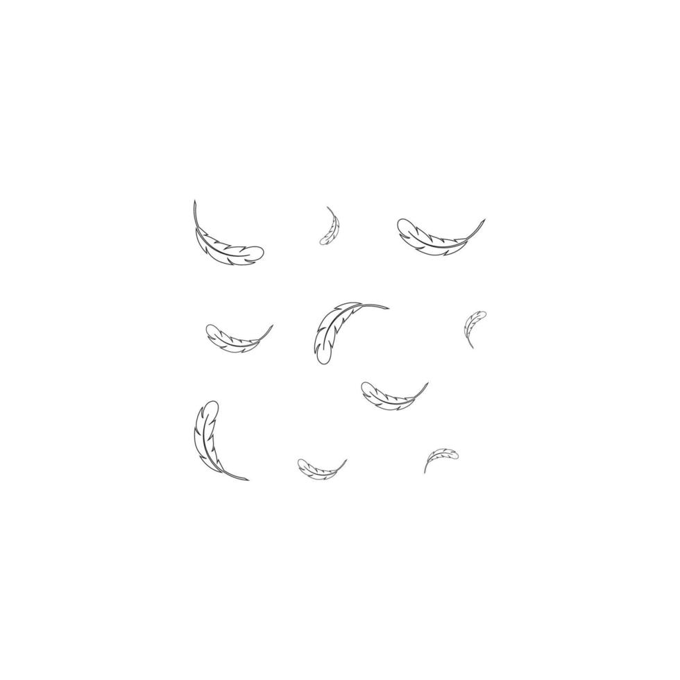 Feather background vektor vector