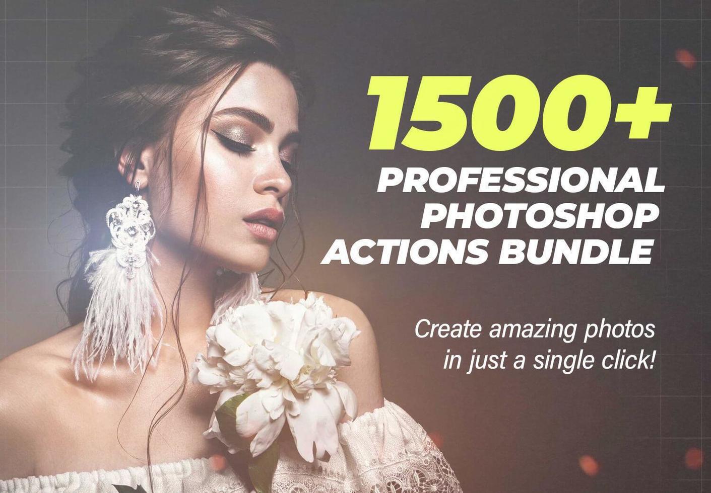 1500+ Professional Photoshop Actions Bundle