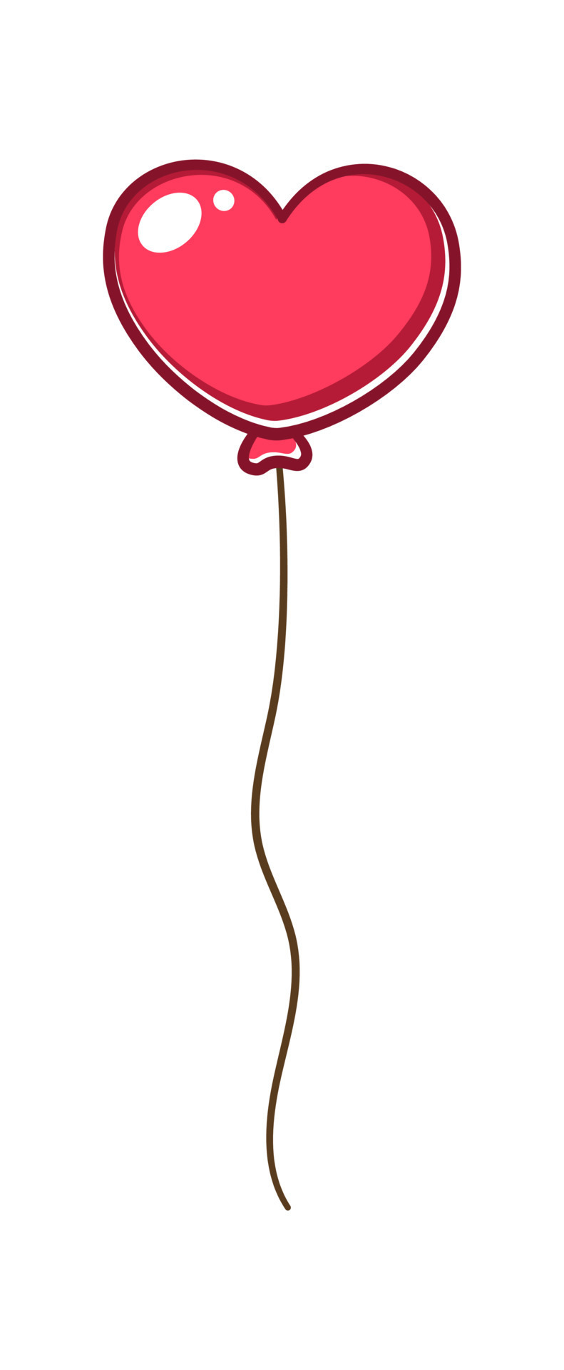 Heart shape balloon cartoon vector illustration clipart 16137729 Vector Art at Vecteezy Heart shape balloon cartoon vector illustration clipart 16137729 Vector Art at Vecteezy