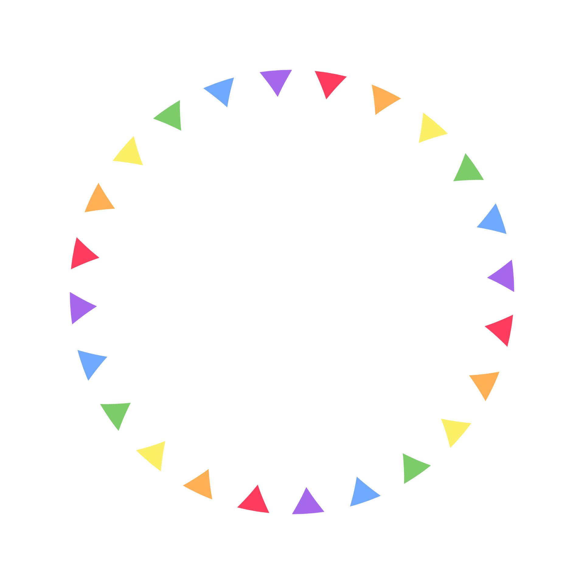 Rainbow pennant frame. Simple minimal border template. 16137749 Vector ...