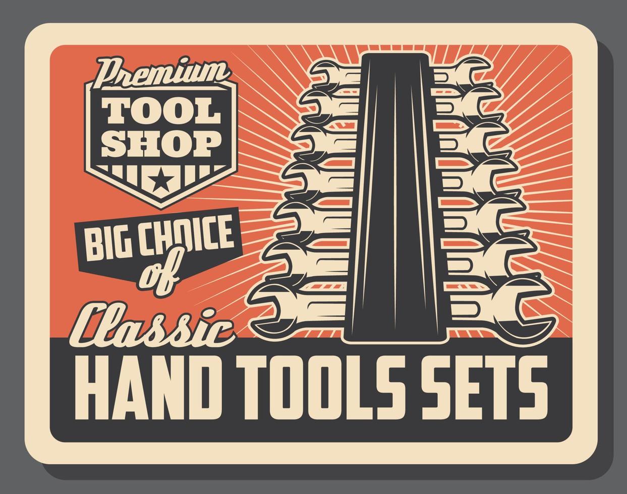 Repair and construction hand tools workshop vector