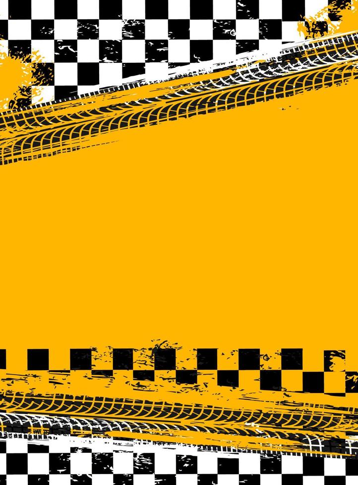 Grunge race sport flag background vector design