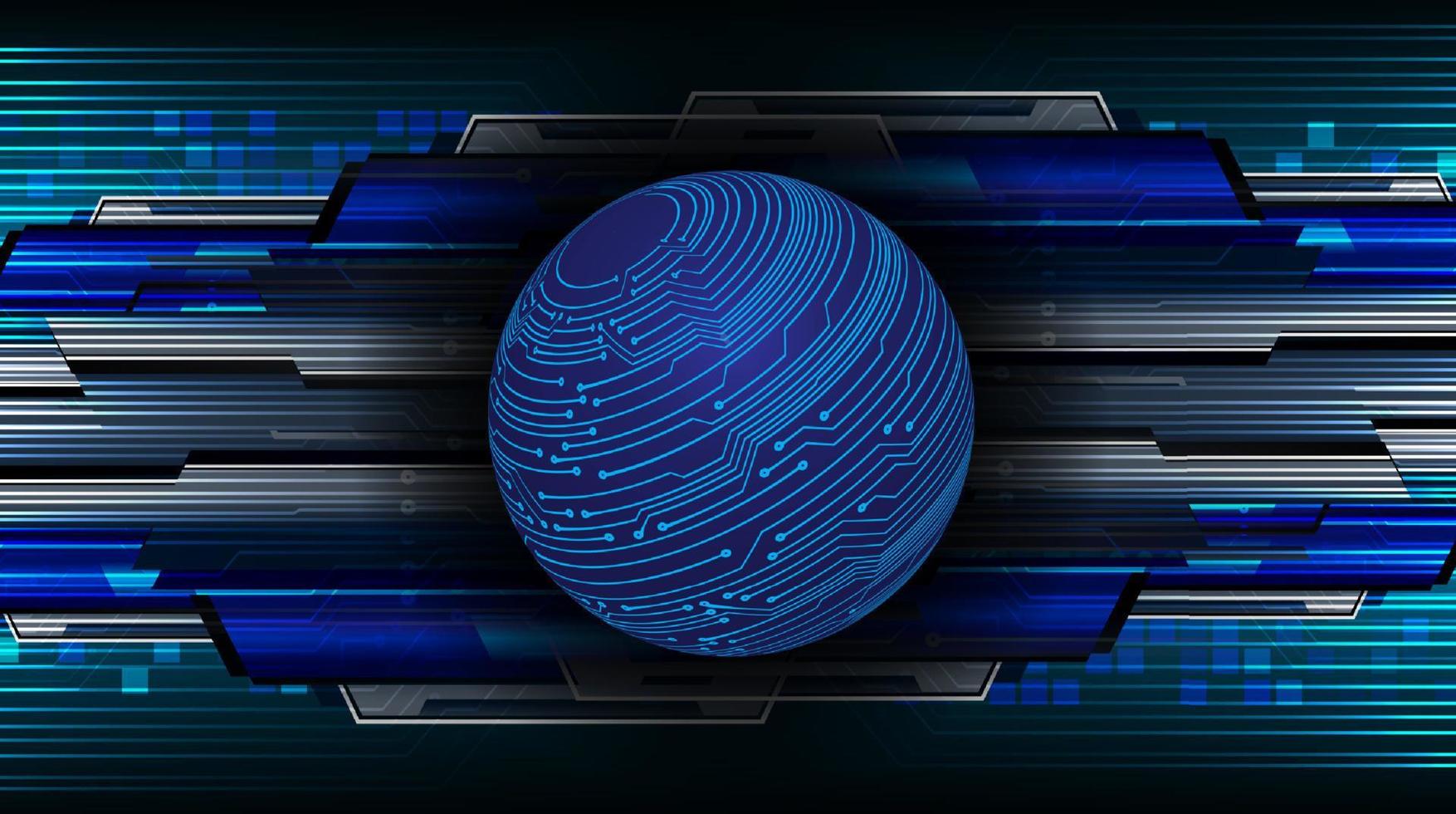 Modern Technology Background with globe vector