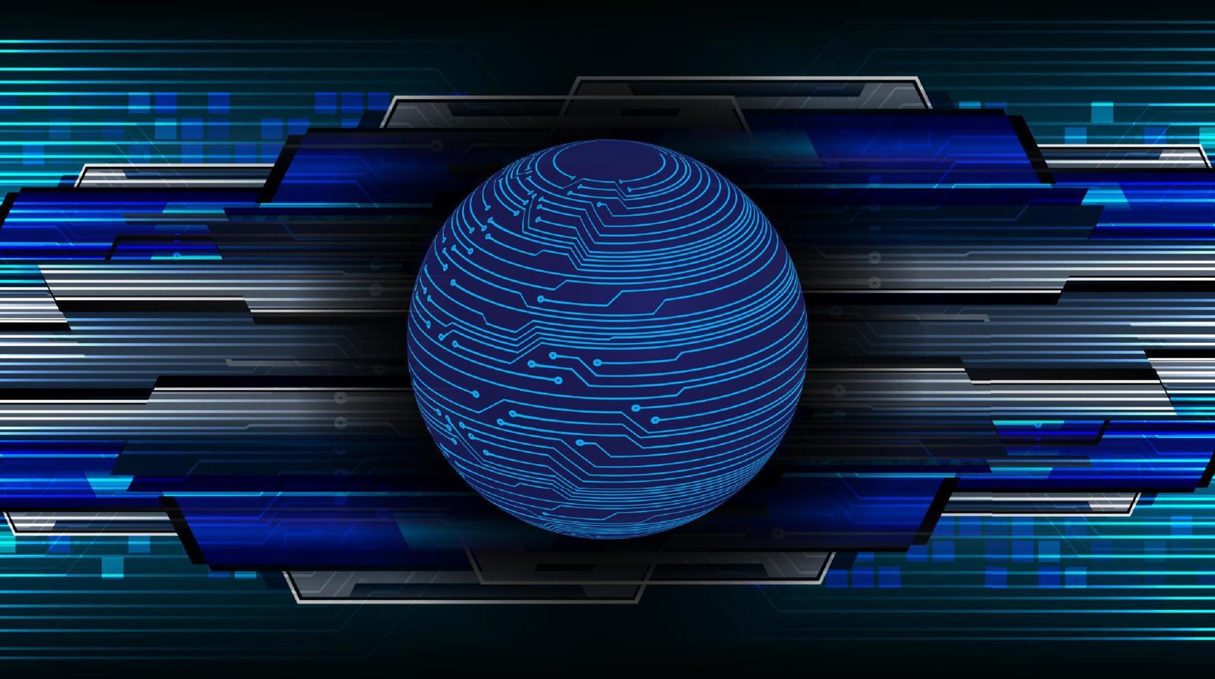 Modern Technology Background with globe vector