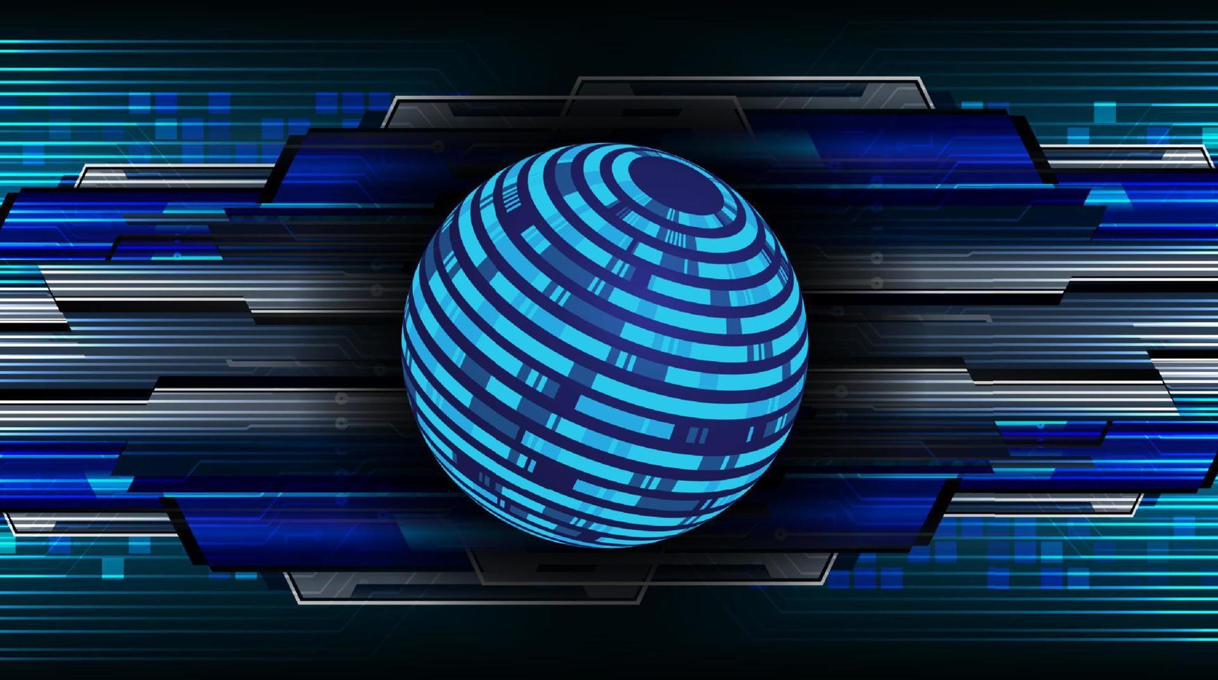 Modern Technology Background with globe vector