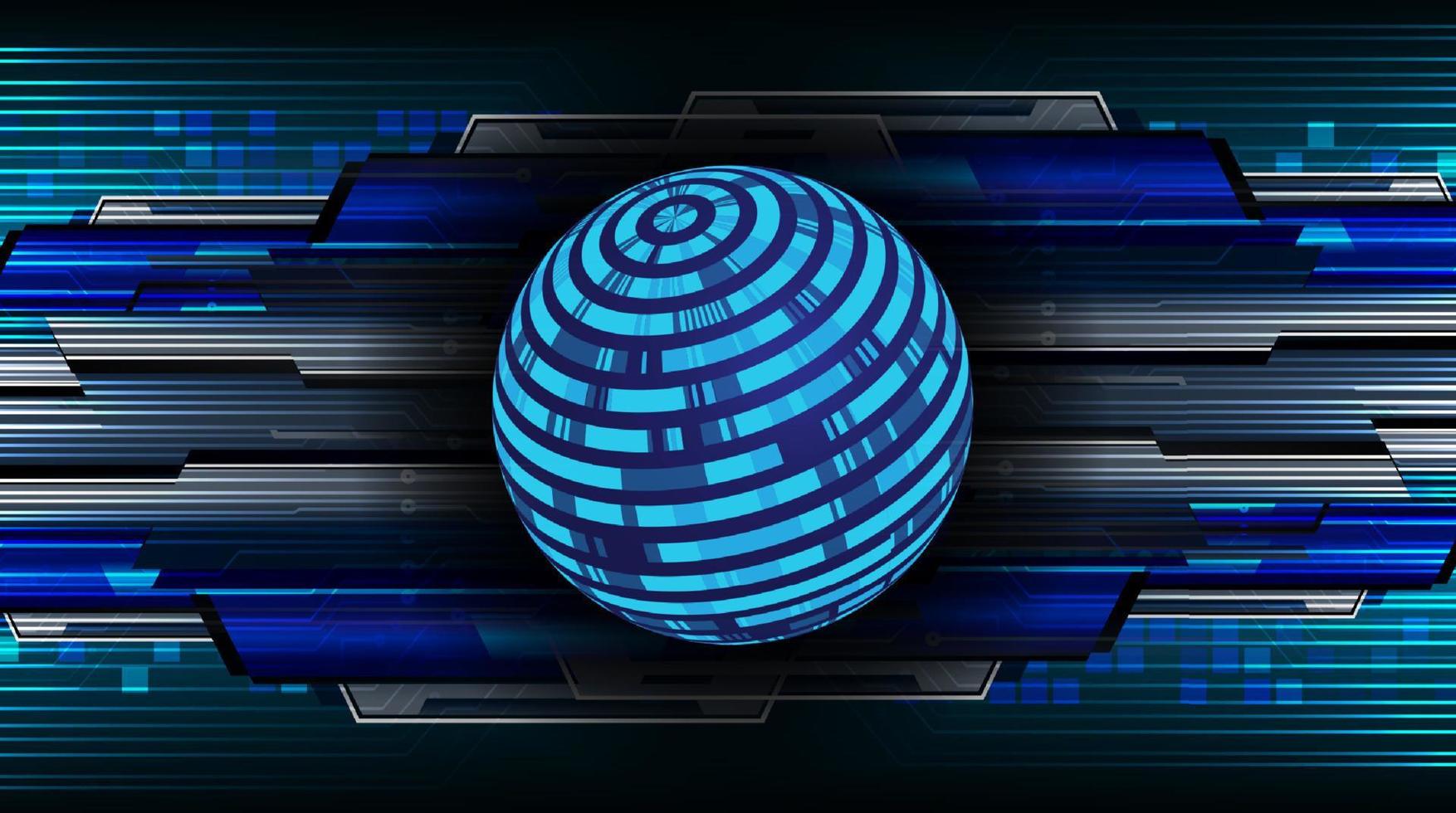 Modern Technology Background with globe vector