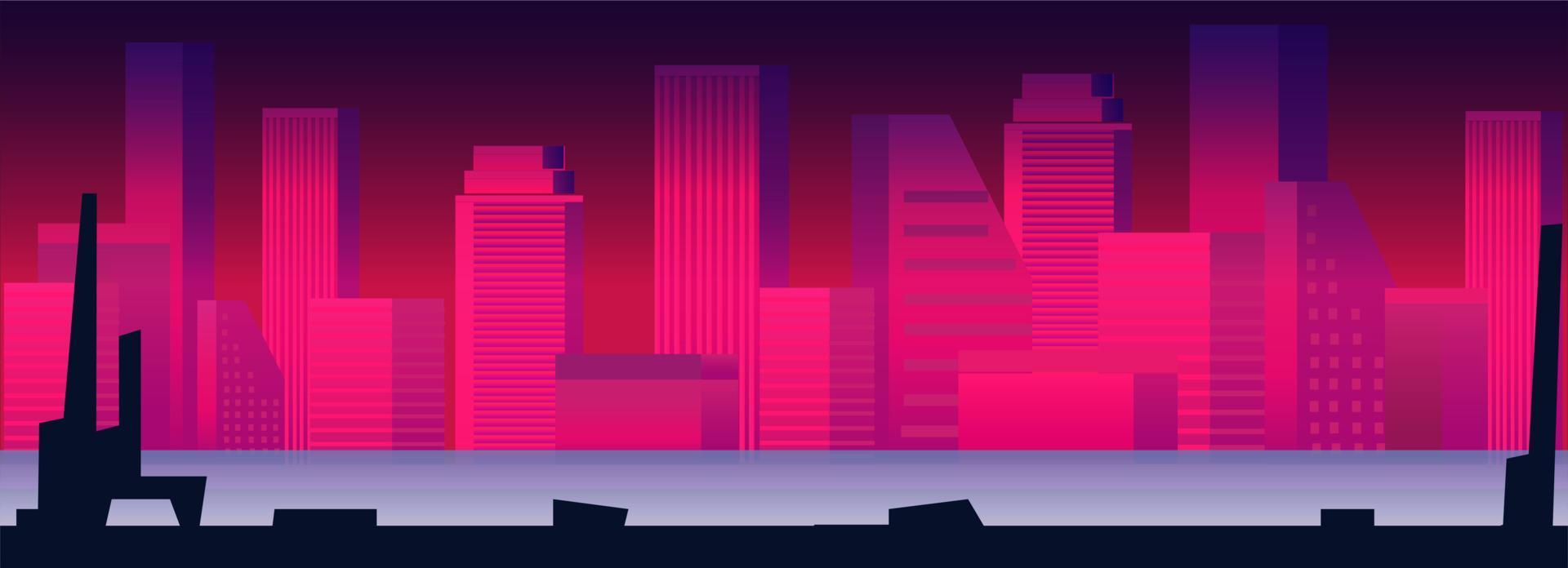 fondo del juego de la ciudad vector