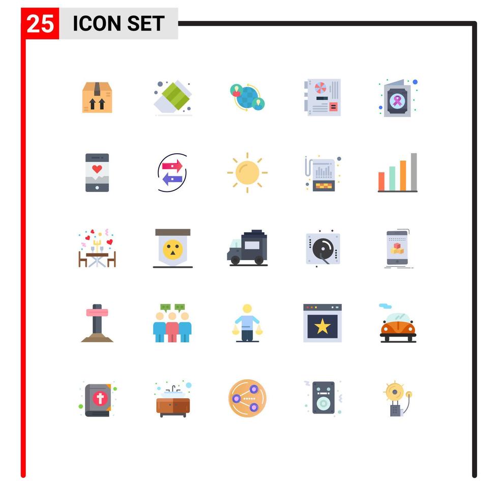 25 Creative Icons Modern Signs and Symbols of medical motherboard user mother main Editable Vector Design Elements