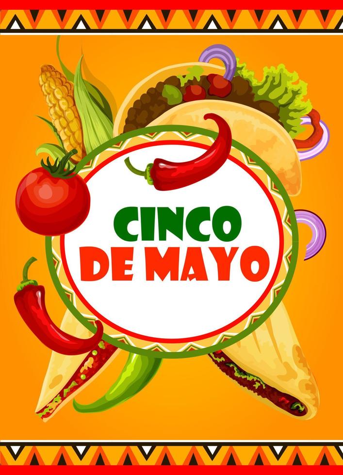 mexicano cinco de mayo vector tarjeta de fiesta mexicana