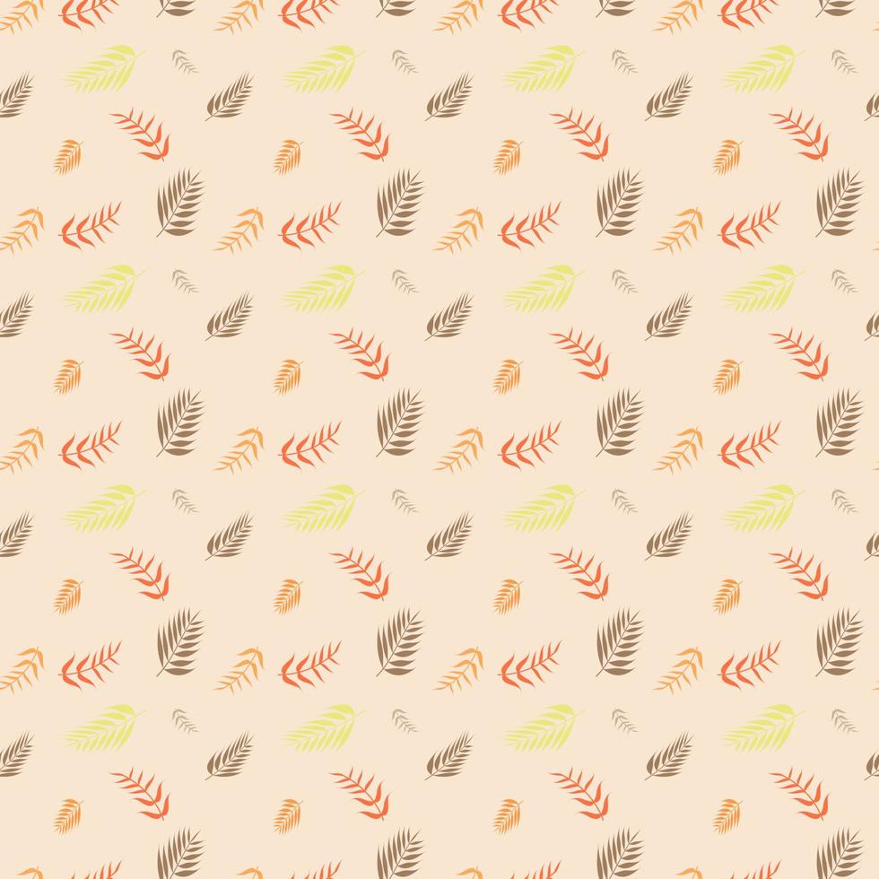 Leaf Seamless Pattern vector